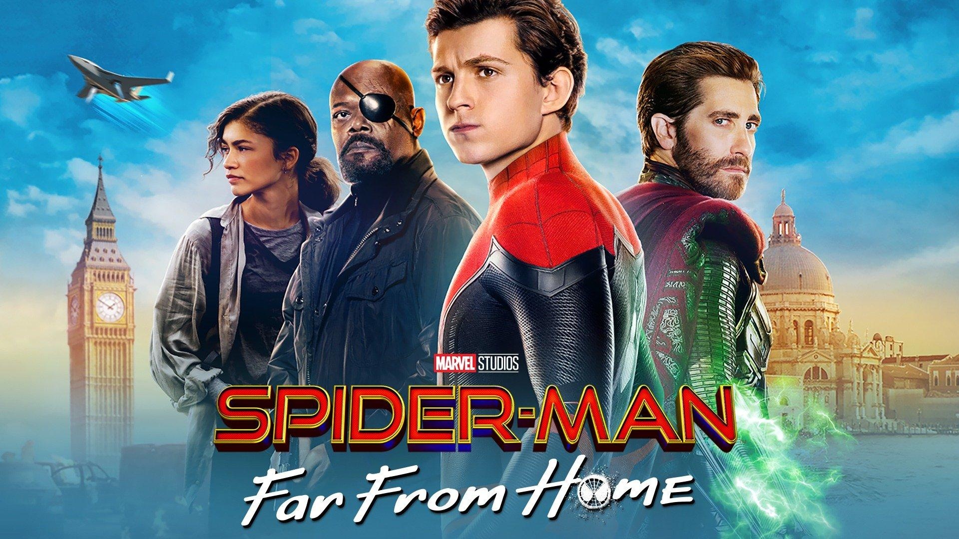 Spider-Man, Far from Home, Stream, Sling TV, 1920x1080 Full HD Desktop
