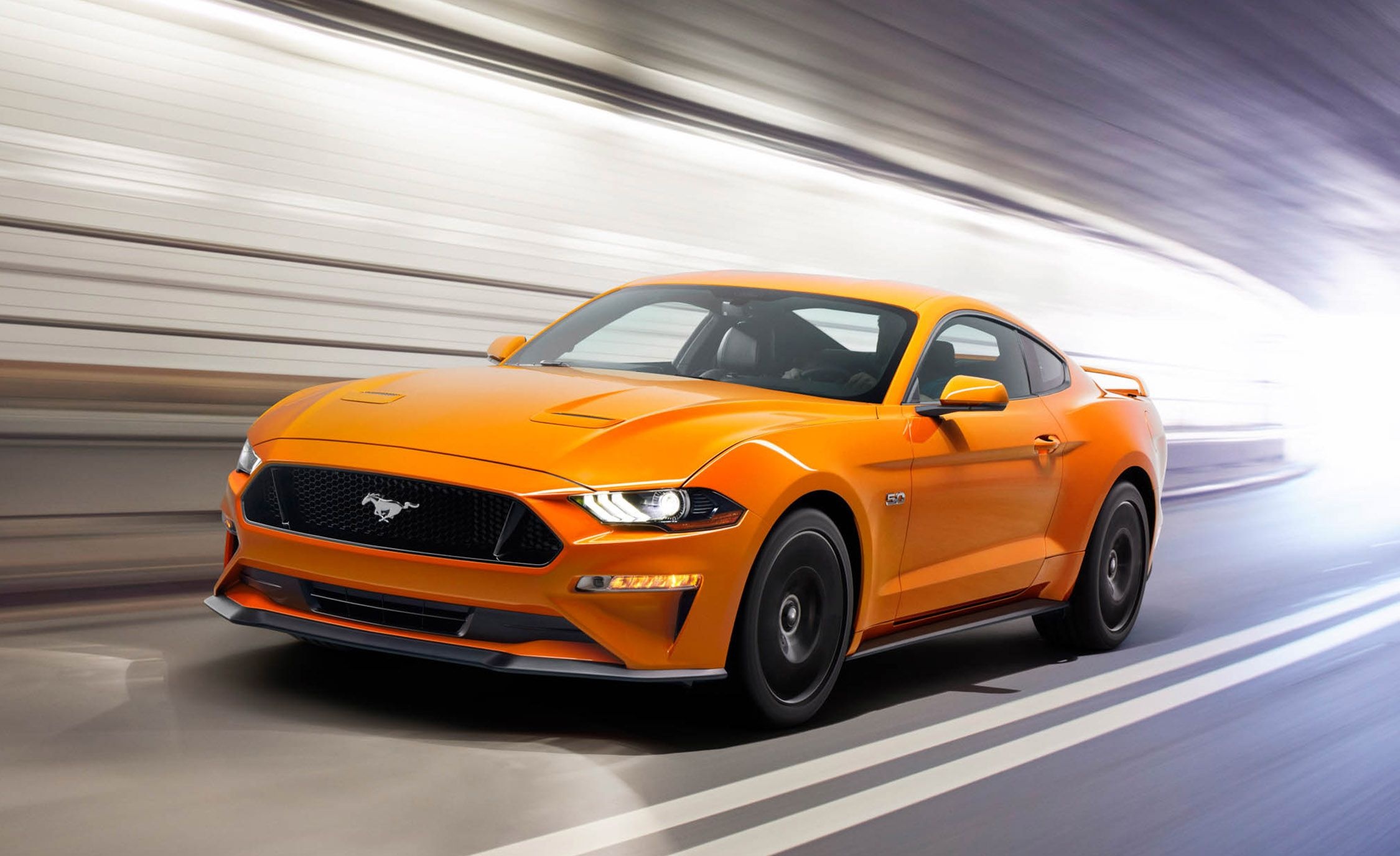 2018 Mustang technology, V6 phase-out, Sports car features, Ford updates, Advanced automation, 2250x1380 HD Desktop