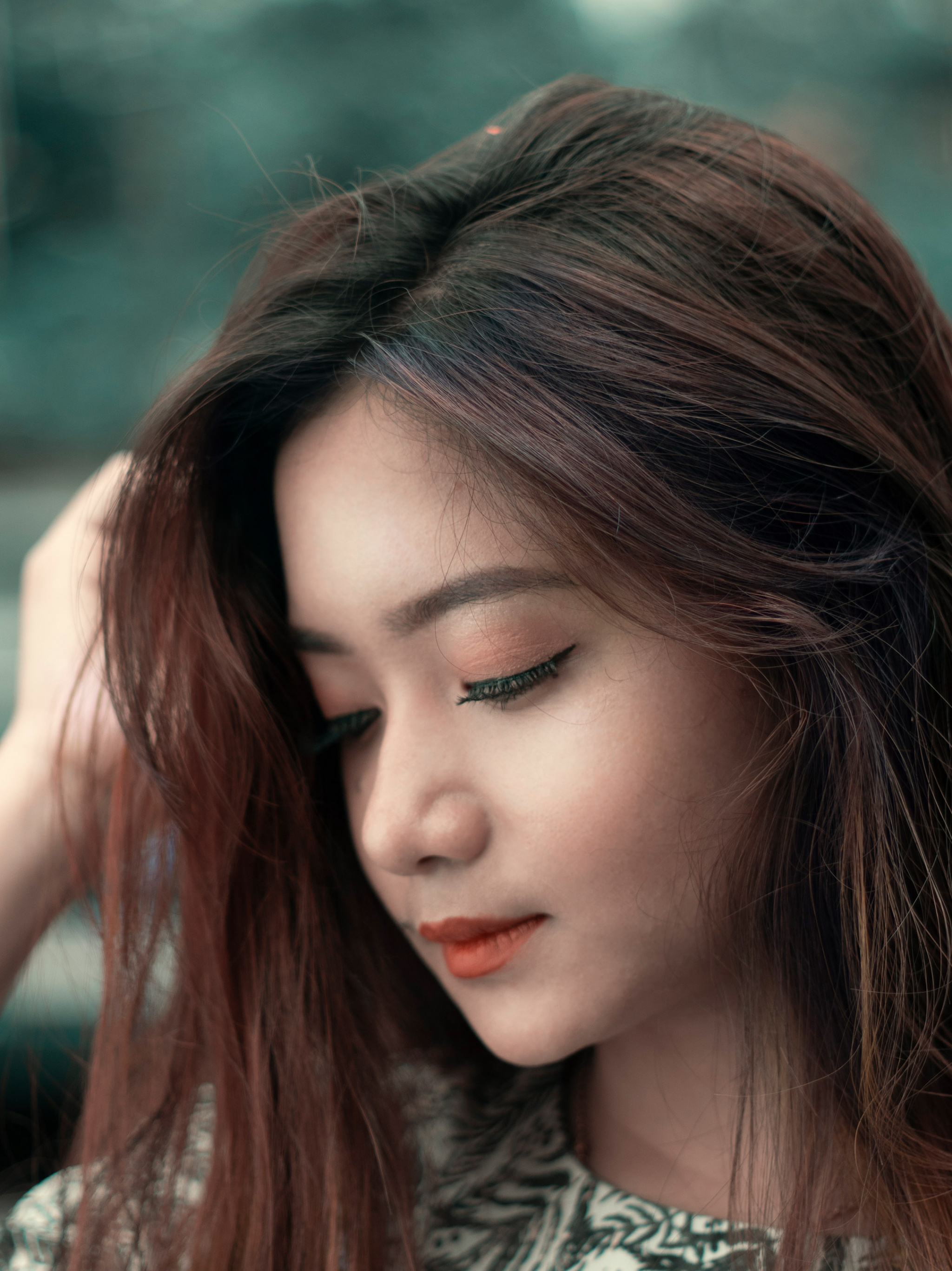 Beautiful asian girl, Portrait photography, 4k ultra hd, Mobile wallpaper, 2050x2740 HD Phone