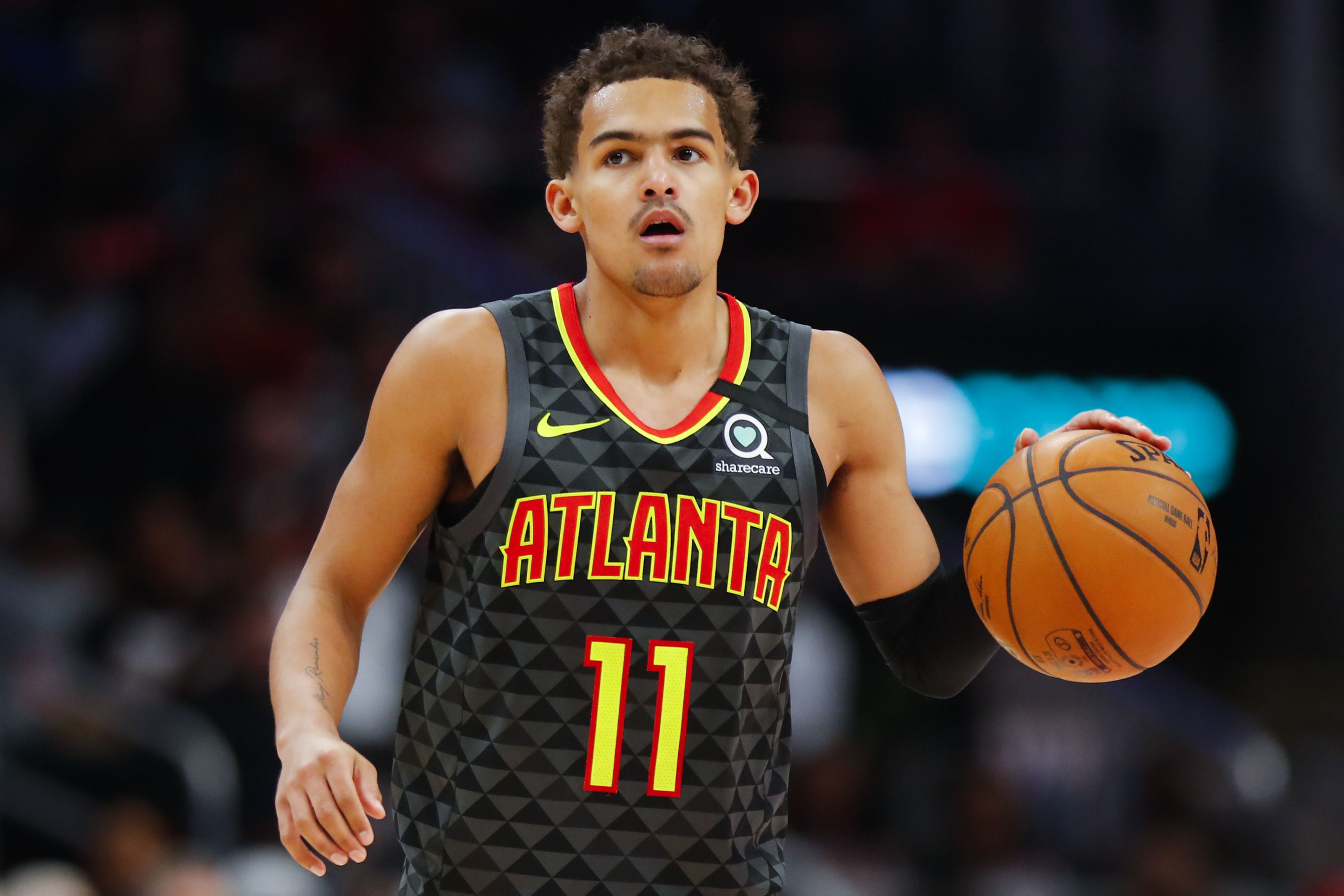 Trae Young, NBA star, Rising talent, Athlete's potential, 3200x2140 HD Desktop