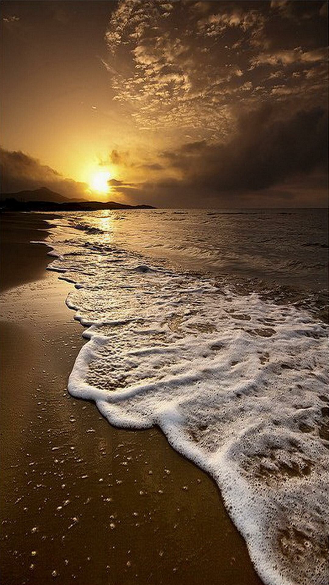 Sun and sea, Exquisite mobile wallpaper, Coastal delight, Mesmerizing beauty, 1080x1920 Full HD Phone