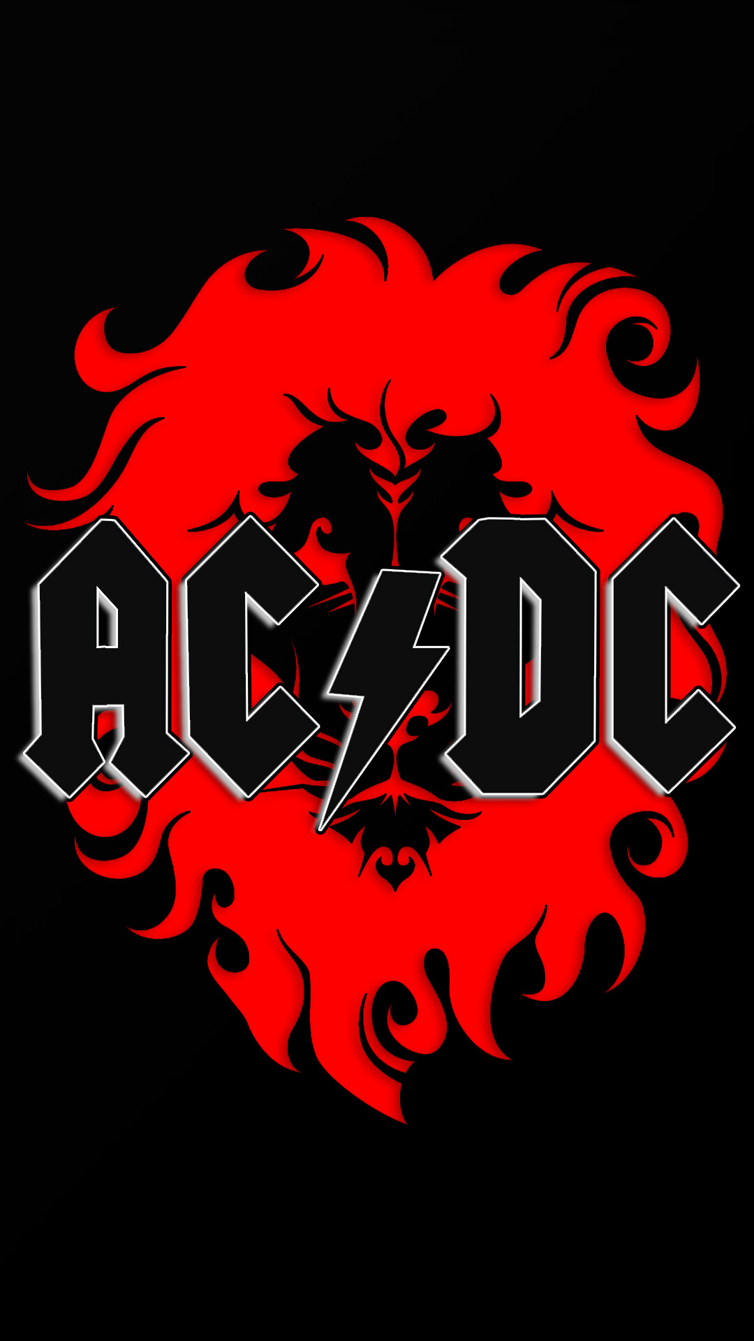 AC/DC, iPhone wallpapers, band logo, music enthusiasts, 1080x1920 Full HD Phone