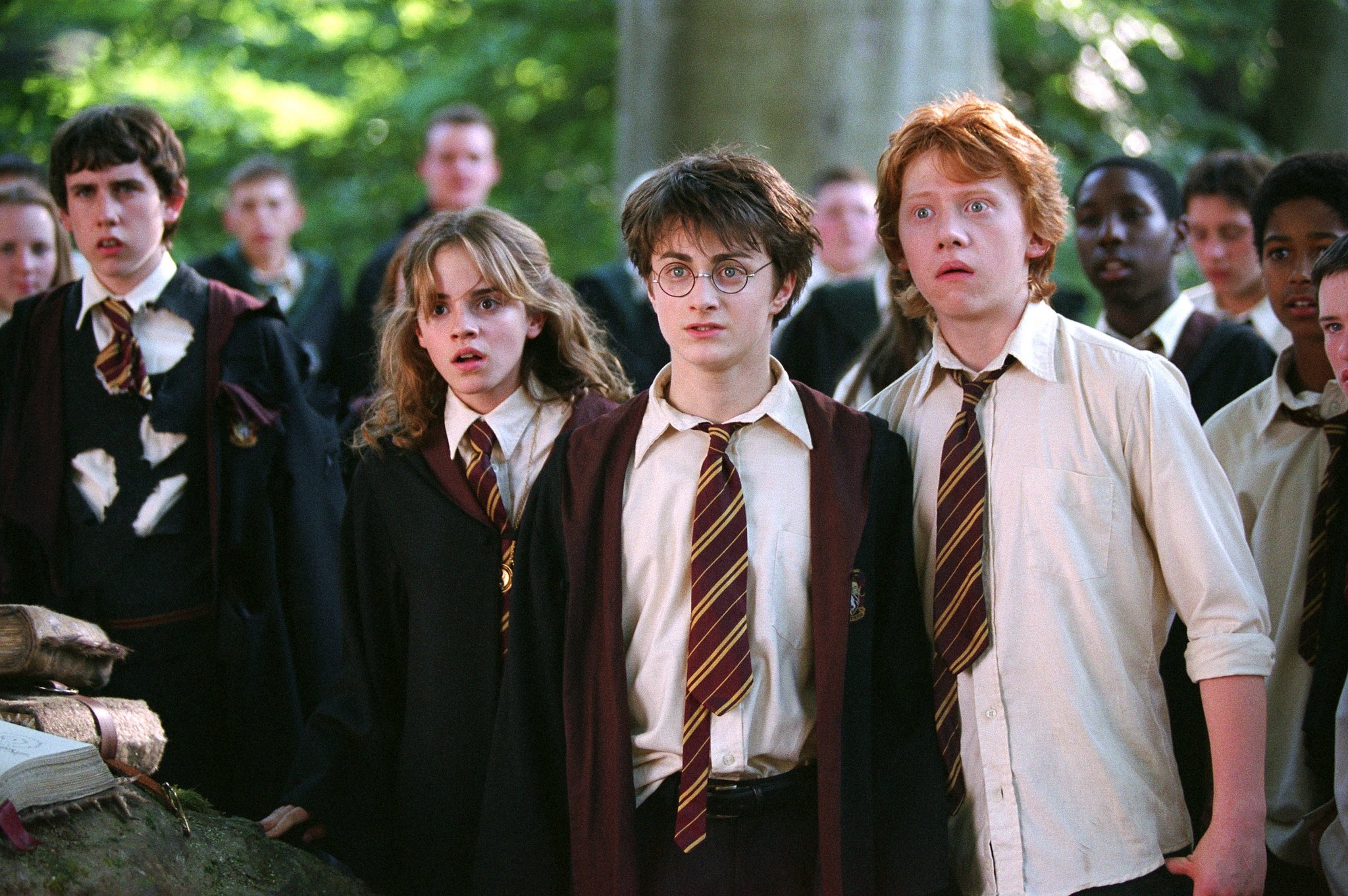 Rupert Grint, Matthew Lewis, Daniel Radcliffe, Emma Watson, 2050x1370 HD Desktop