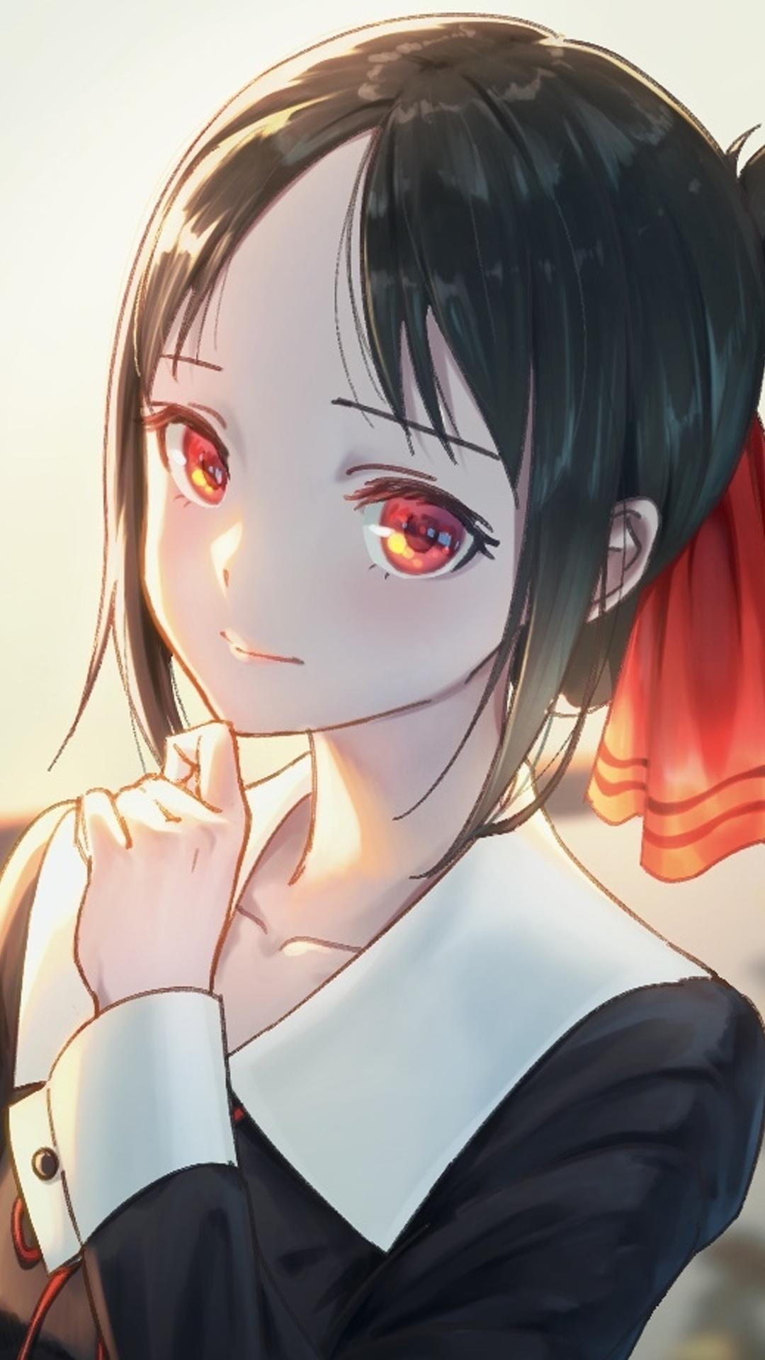 Kaguya Shinomiya, Anime character, Stunning background, High resolution, 1080x1920 Full HD Phone