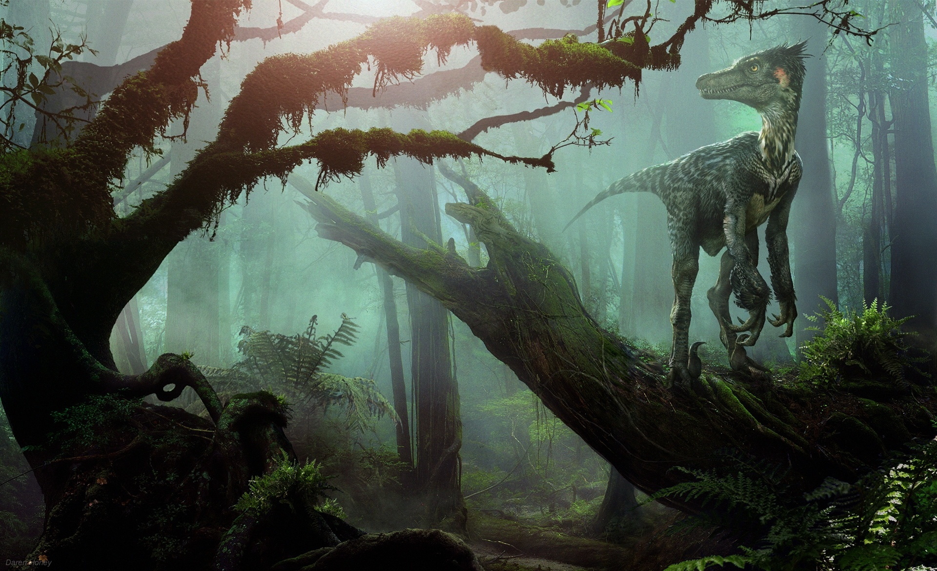 Velociraptor, Ancient animals, Dinosaur picture, Prehistoric creatures, 1920x1170 HD Desktop