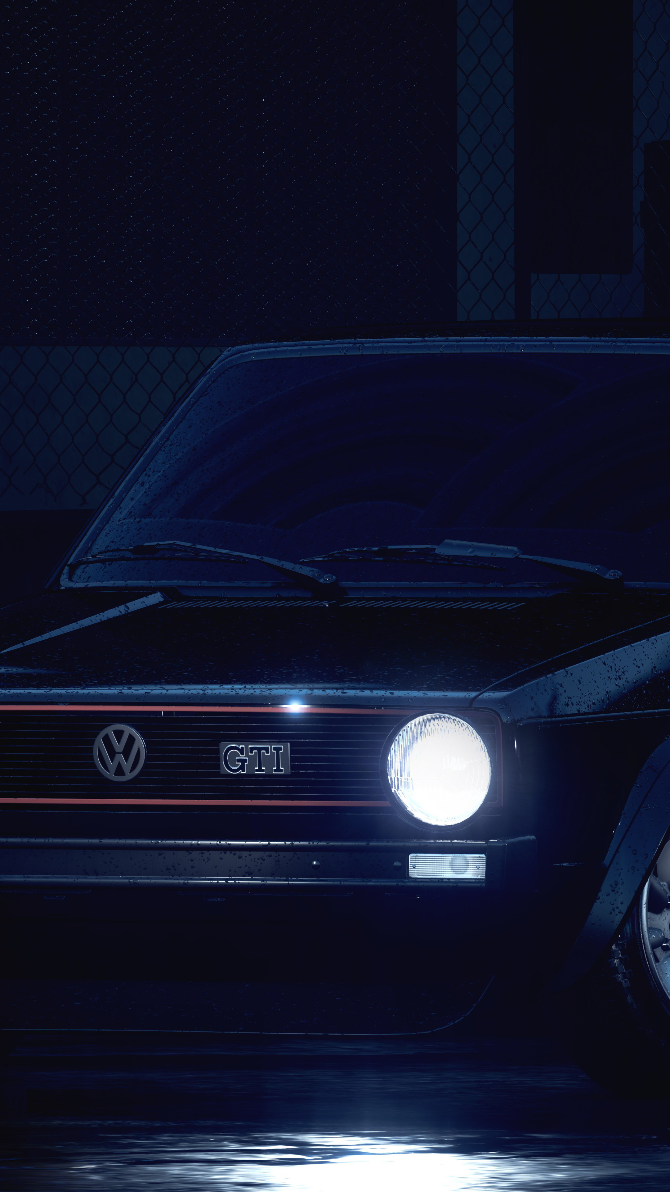 Golf GTI: Volkswagen, Mk1, A small family car produced by Volkswagen since 1975. 2160x3840 4K Wallpaper.