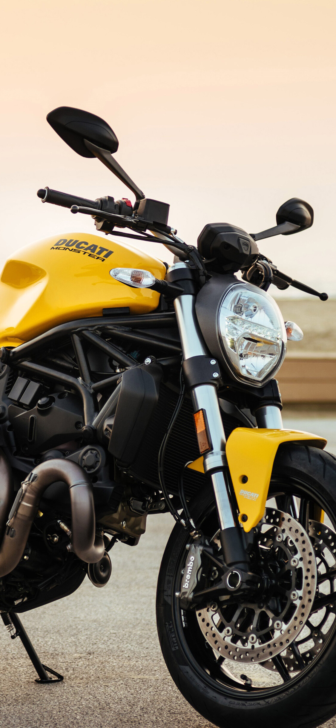 Ducati: Monster 821, The M900 generation was shipped in 1993. 1130x2440 HD Background.