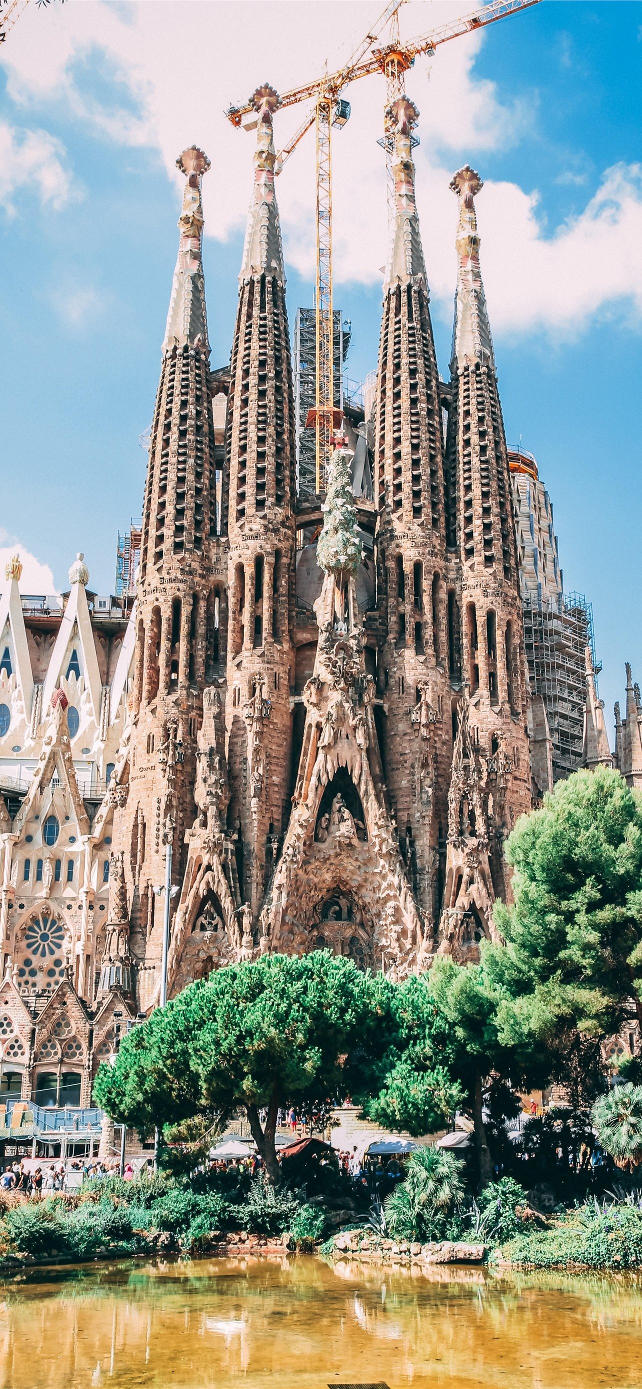 Sagrada Familia, Barcelona wallpapers, Stunning cathedral, Photogenic landmark, 1290x2780 HD Phone