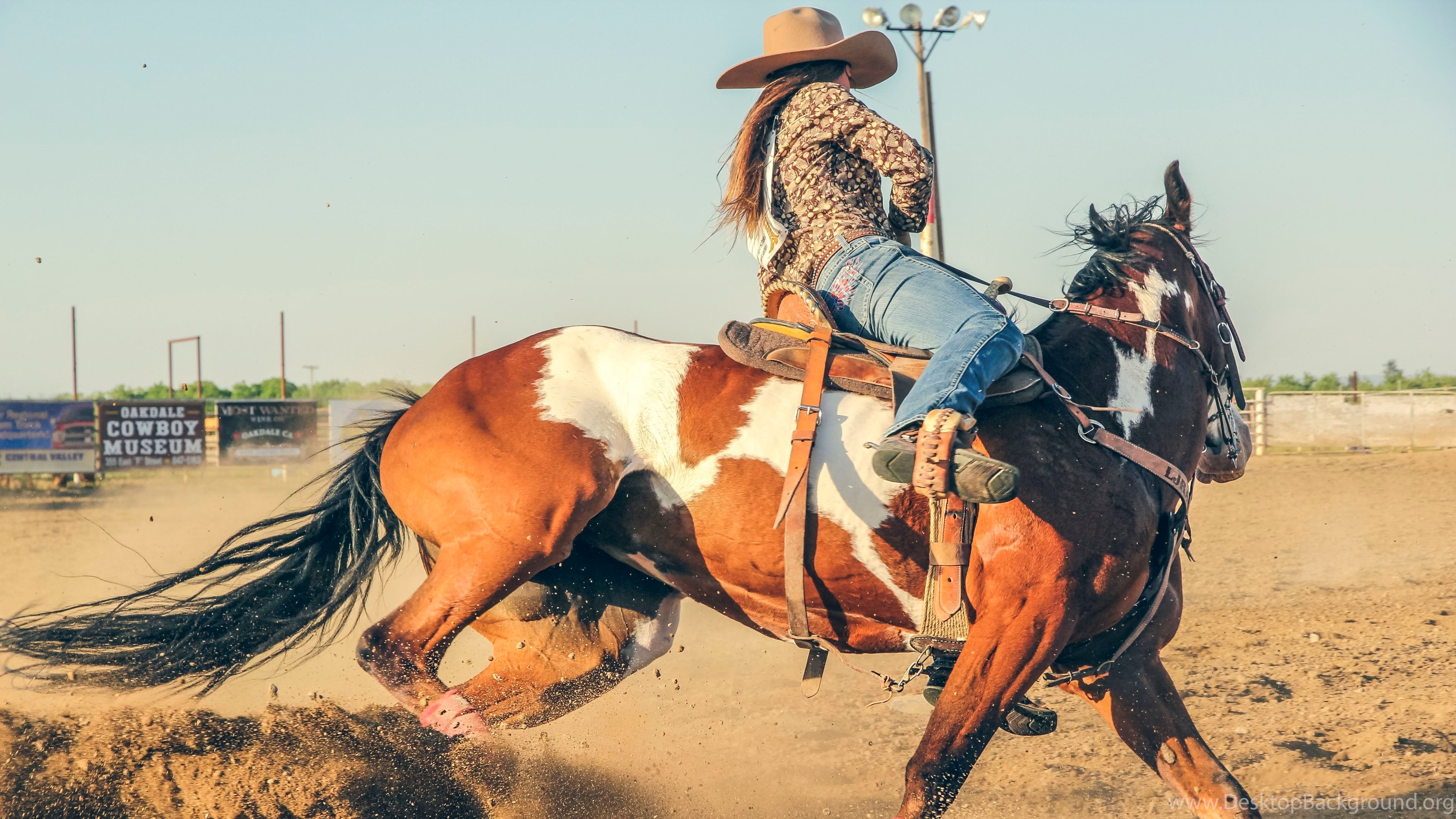 Rodeo: Paso Robles Wine Country Alliance, Western Cowgirl, Country style. 3840x2160 4K Wallpaper.