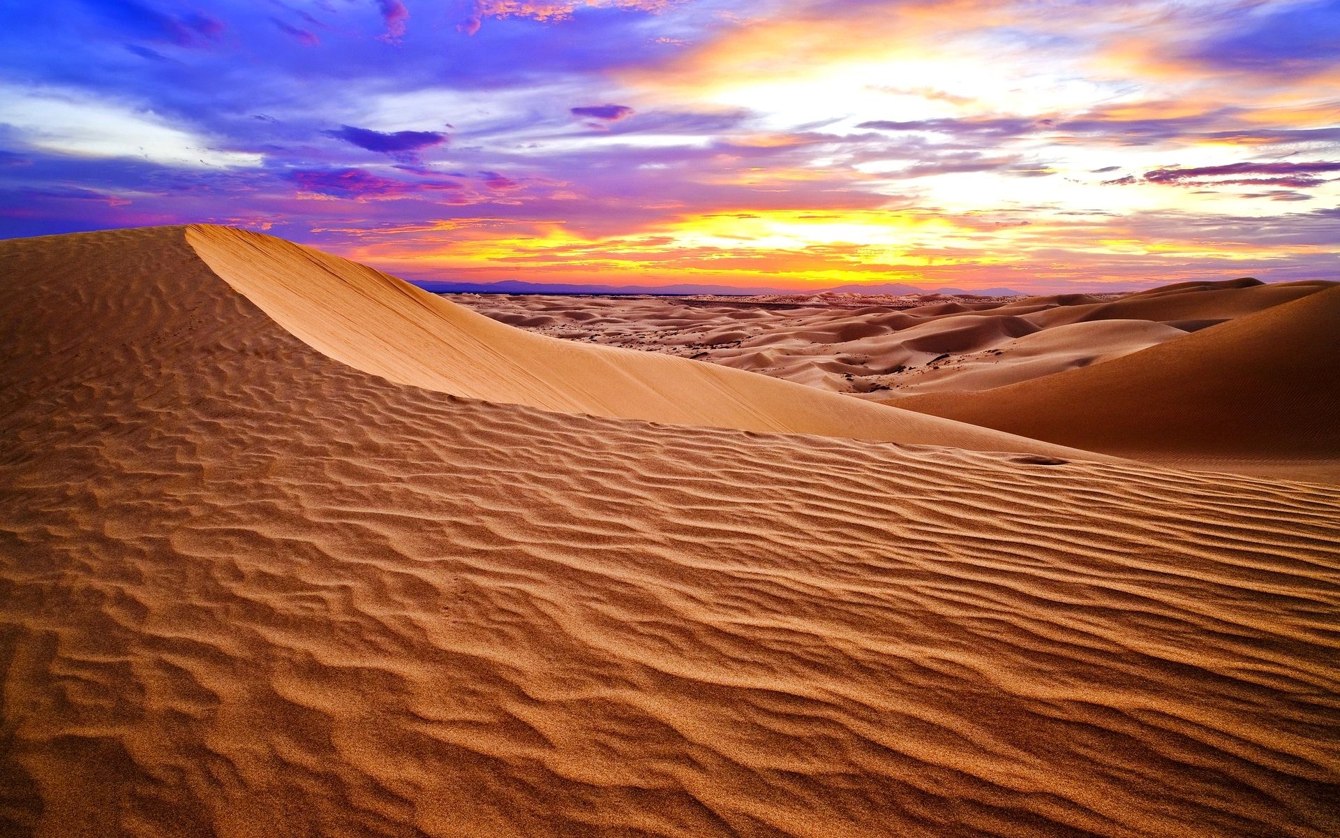 Gobi Desert, Must-visit place, World sunset landscape, Nature's wonders, 1920x1200 HD Desktop