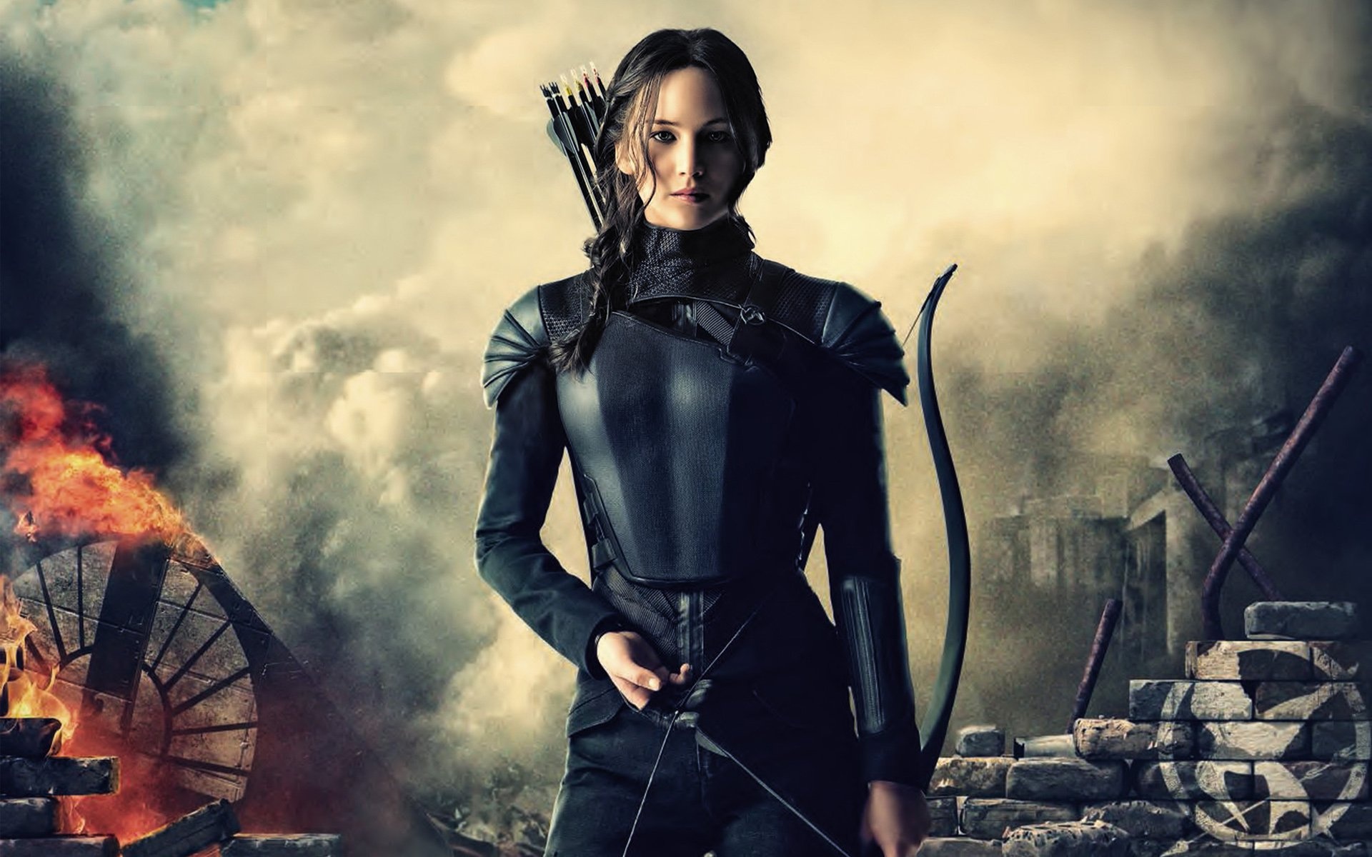 Jennifer Lawrence, The Hunger Games Mockingjay Part 1, HD wallpaper, Background image, 1920x1200 HD Desktop