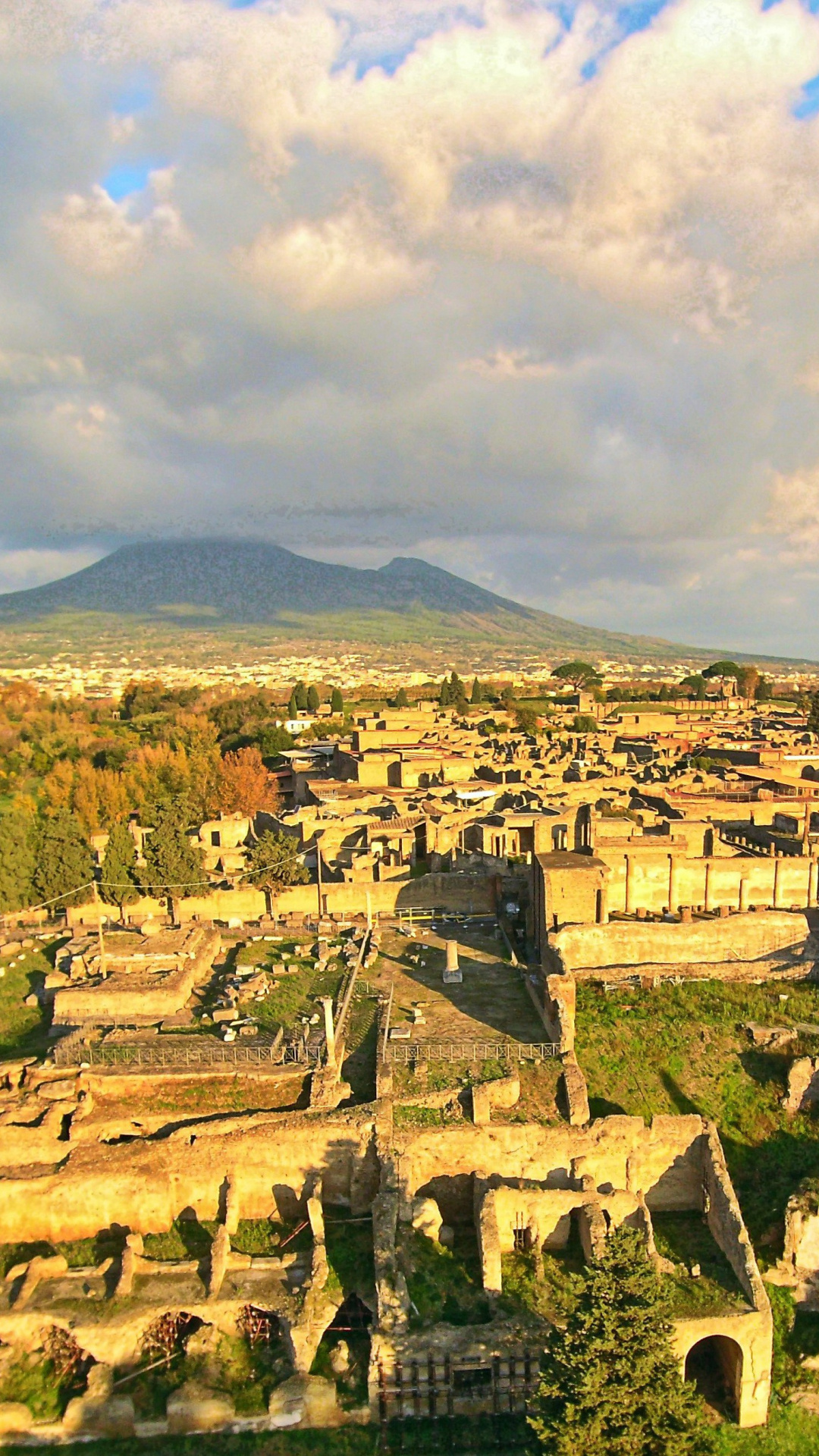 Free download, Pompeii Wikipedia, Historical site, Desktop wallpaper, 1080x1920 Full HD Phone
