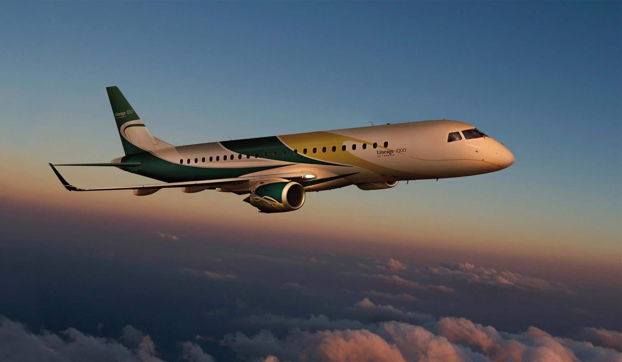 Embraer Lineage 1000, Private Heavy Jet Charter, 2000x1170 HD Desktop