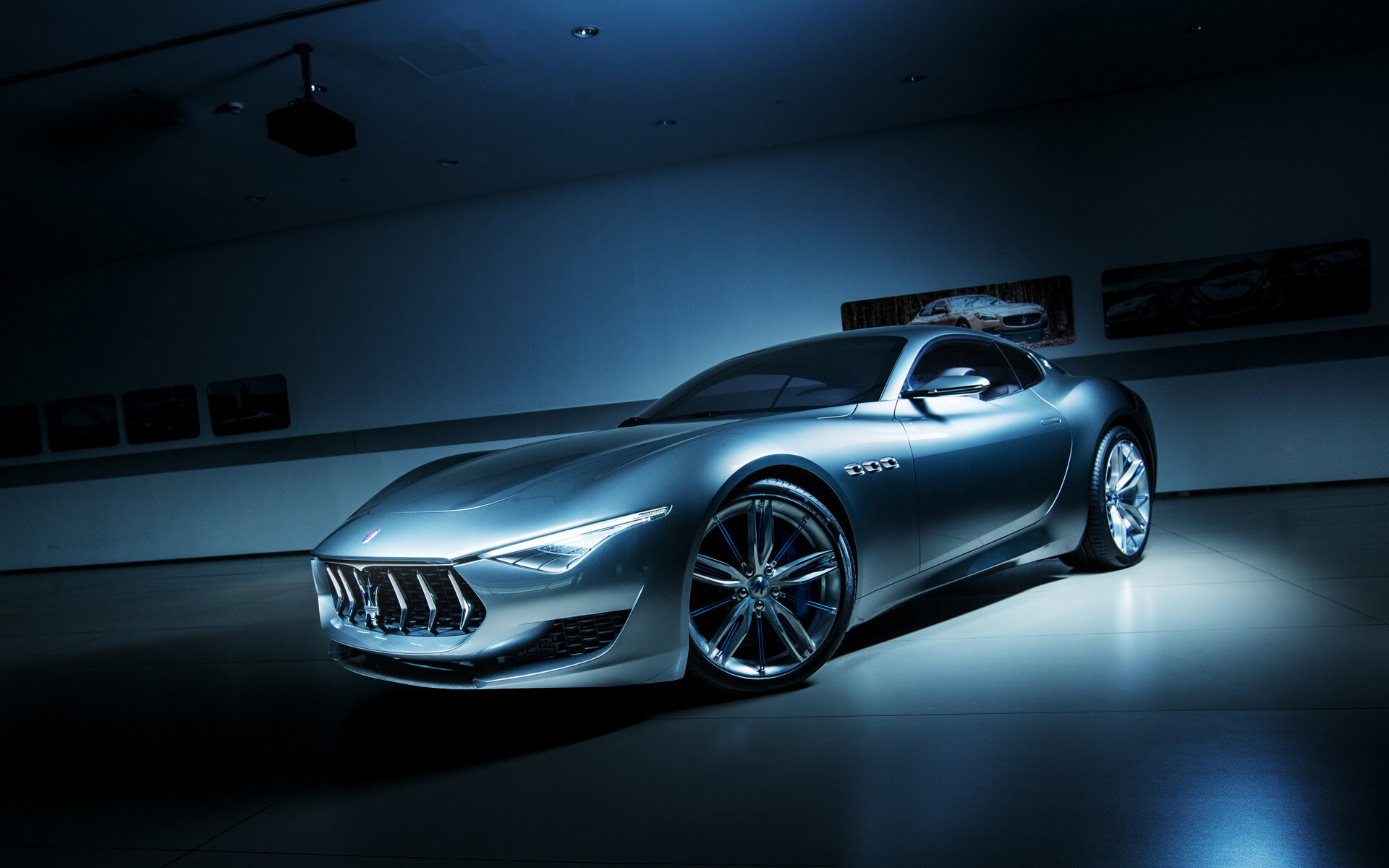Maserati: Alfieri, A grand tourer from the Italian car manufacturer,  It was shown as a concept car at the 2014 Geneva Motor Show. 1920x1200 HD Background.