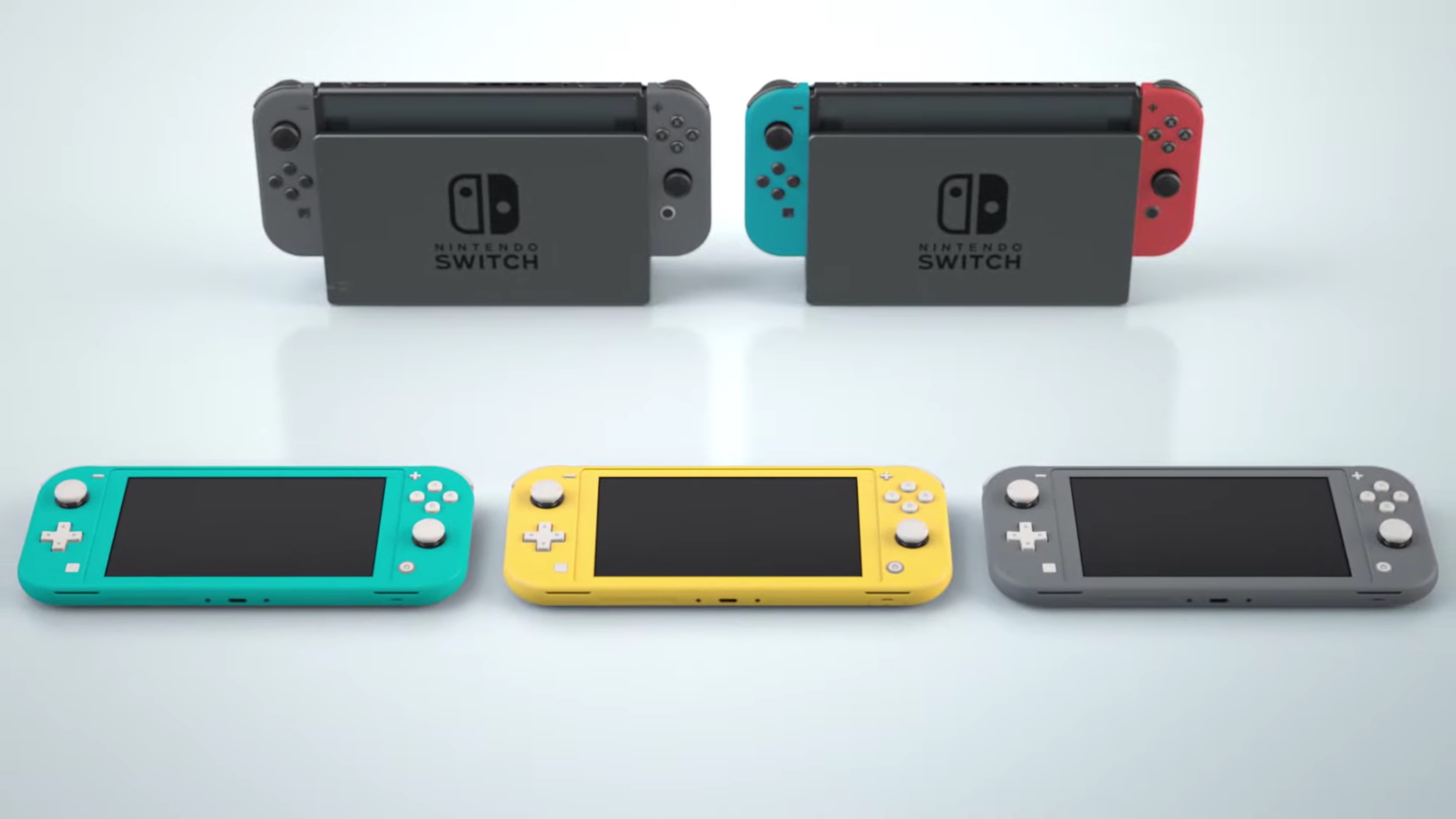 Nintendo: A hybrid video game console and a handheld game system, Joy-Con controllers. 3840x2160 4K Background.