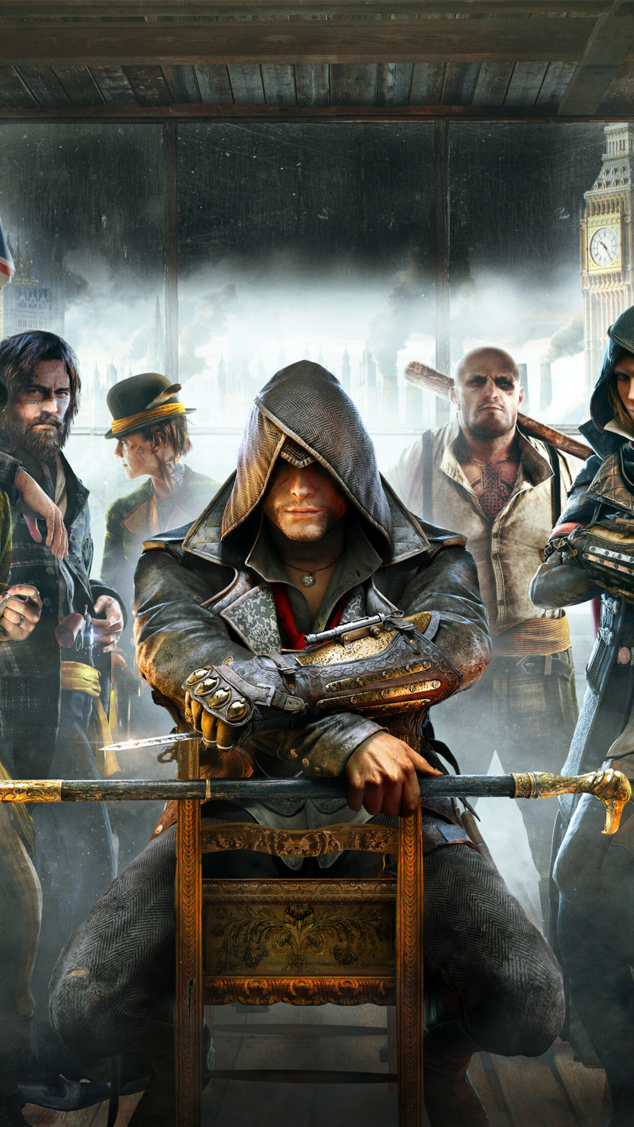 Assassin's Creed: Jacob Frye, Syndicate, An action-adventure video game. 1250x2210 HD Wallpaper.