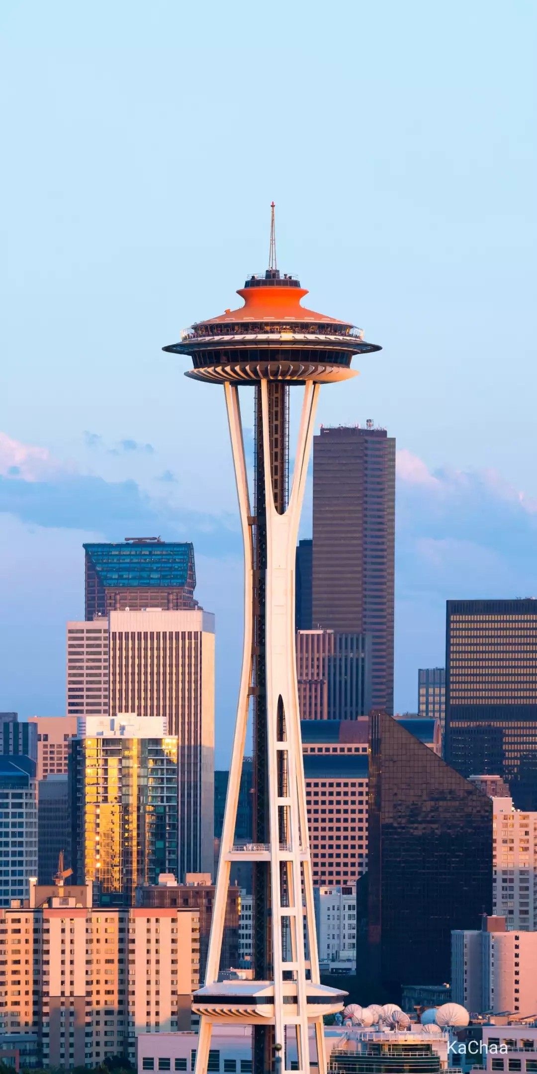 Space Needle, Beautiful places to travel, 1080x2160 HD Phone