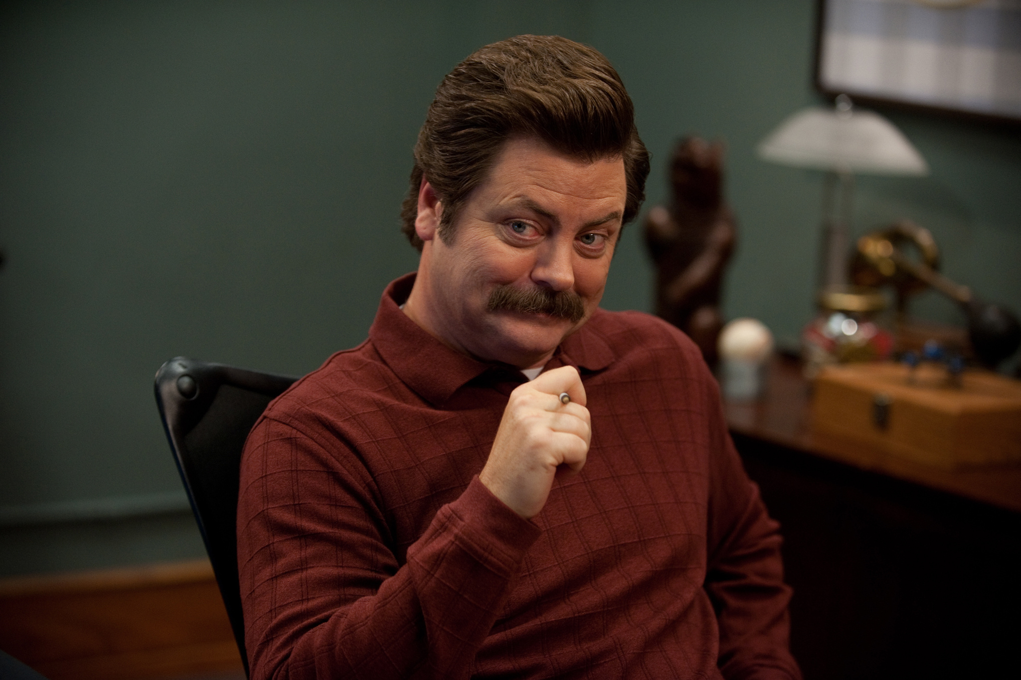 Nick Offerman, Parks and Recreation, Create a legacy, Actor's aim, 2050x1370 HD Desktop