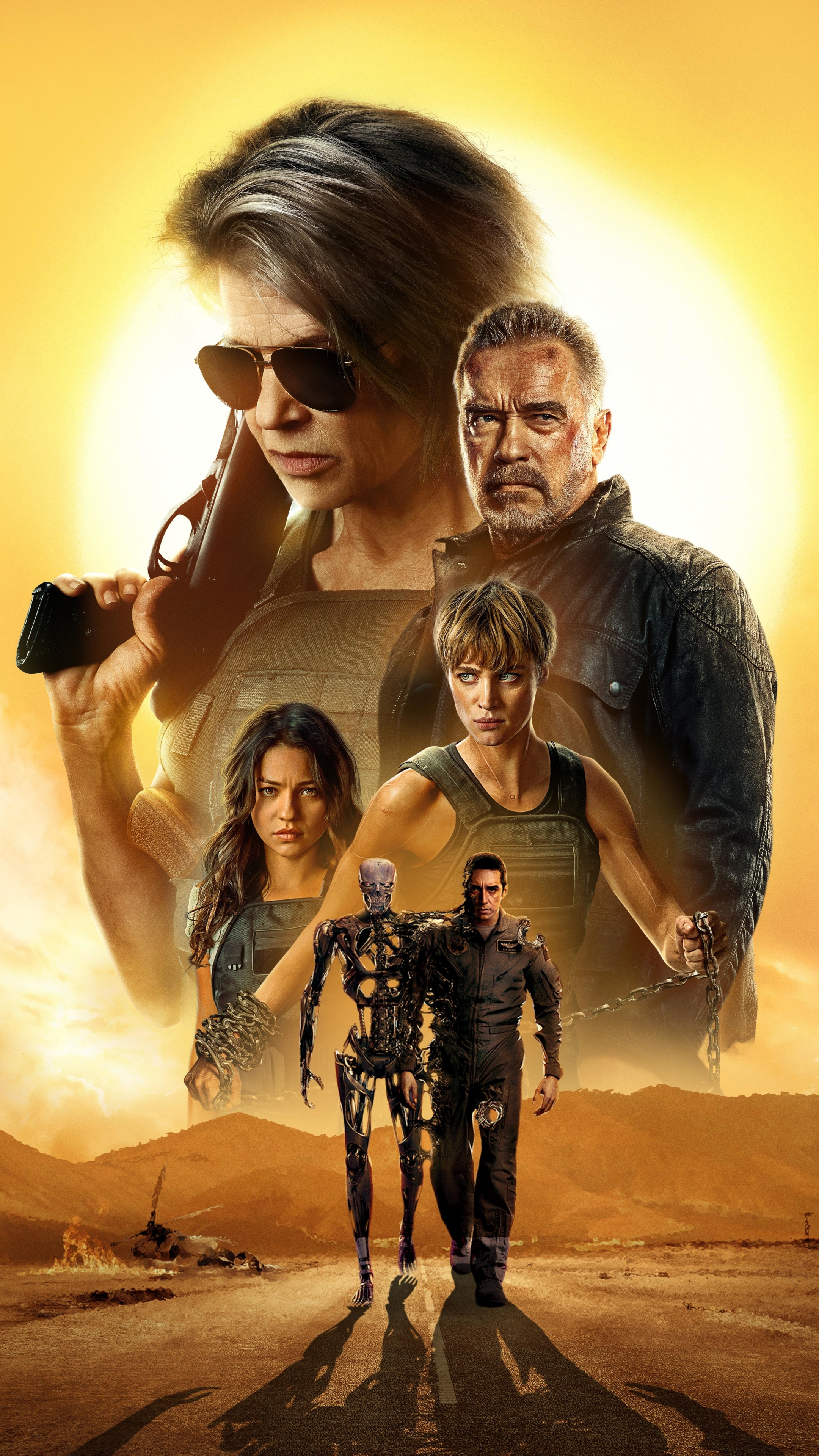 Terminator Dark Fate, 2019 movie poster, Xperia Z5 Premium, 2160x3840 4K Phone