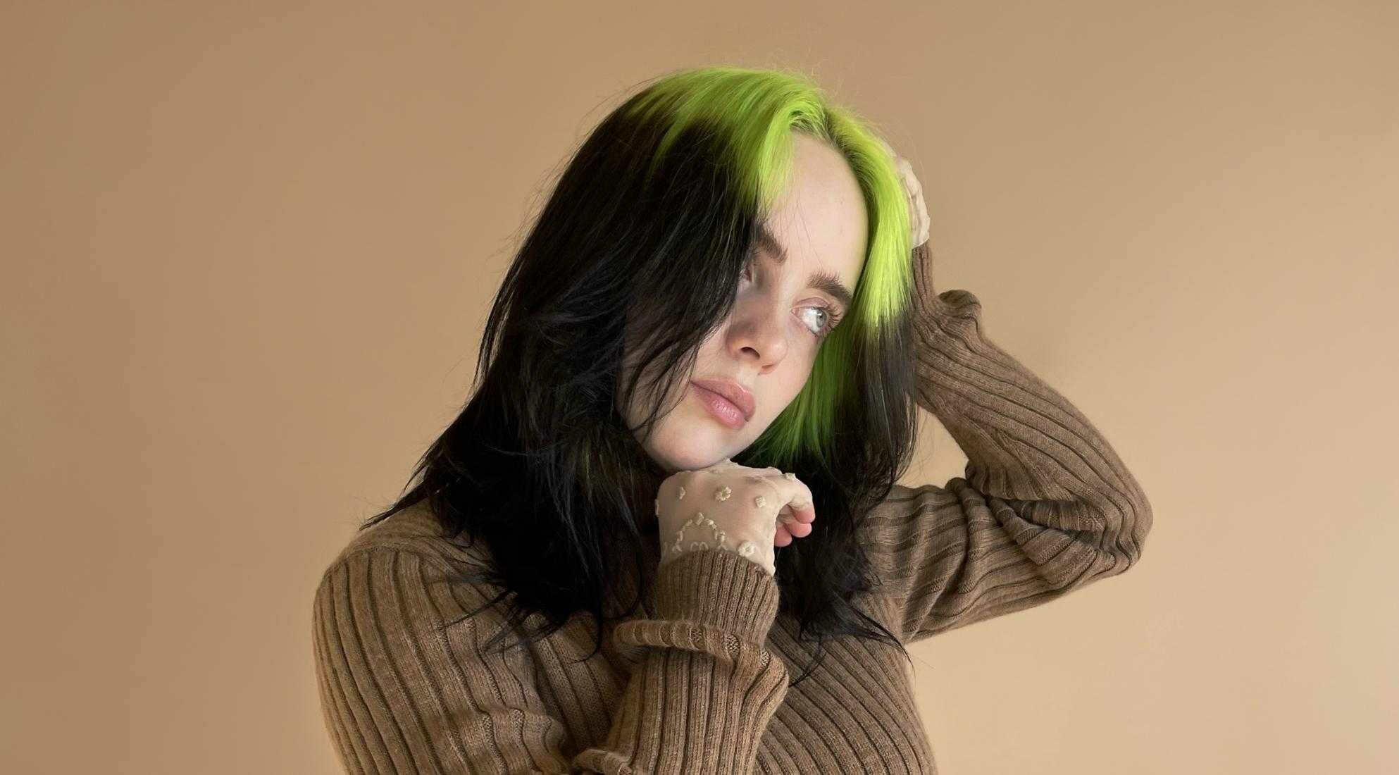 Billie Eilish: When We All Fall Asleep, Where Do We Go?, Topped the charts in the UK, the US and around the world. 1990x1100 HD Background.