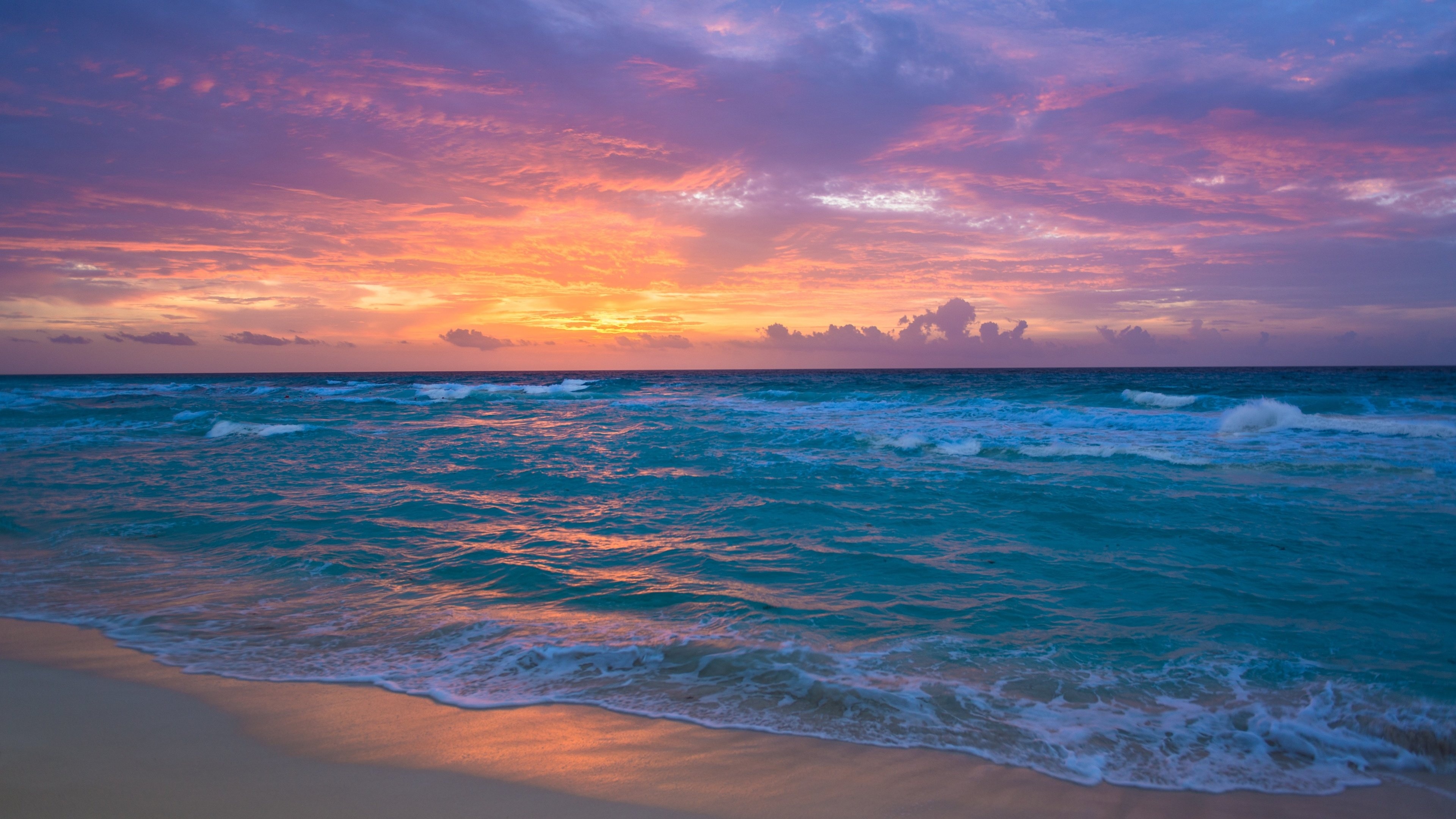 Ocean beauty, 4K resolution, Stunning wallpapers, Coastal waves, 3840x2160 4K Desktop
