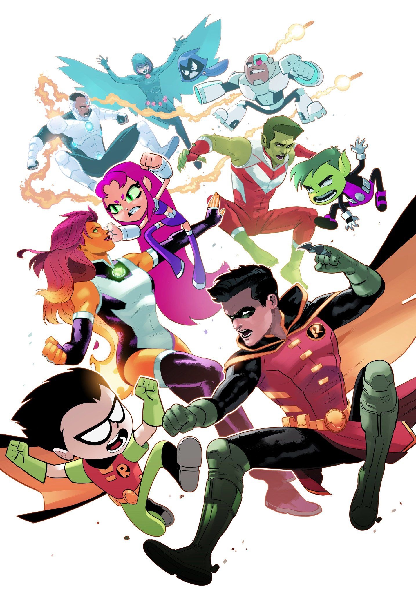 Teen Titans Go!, DC Super Hero Girls, Multiverse Mayhem, DC icons, 1440x2050 HD Handy