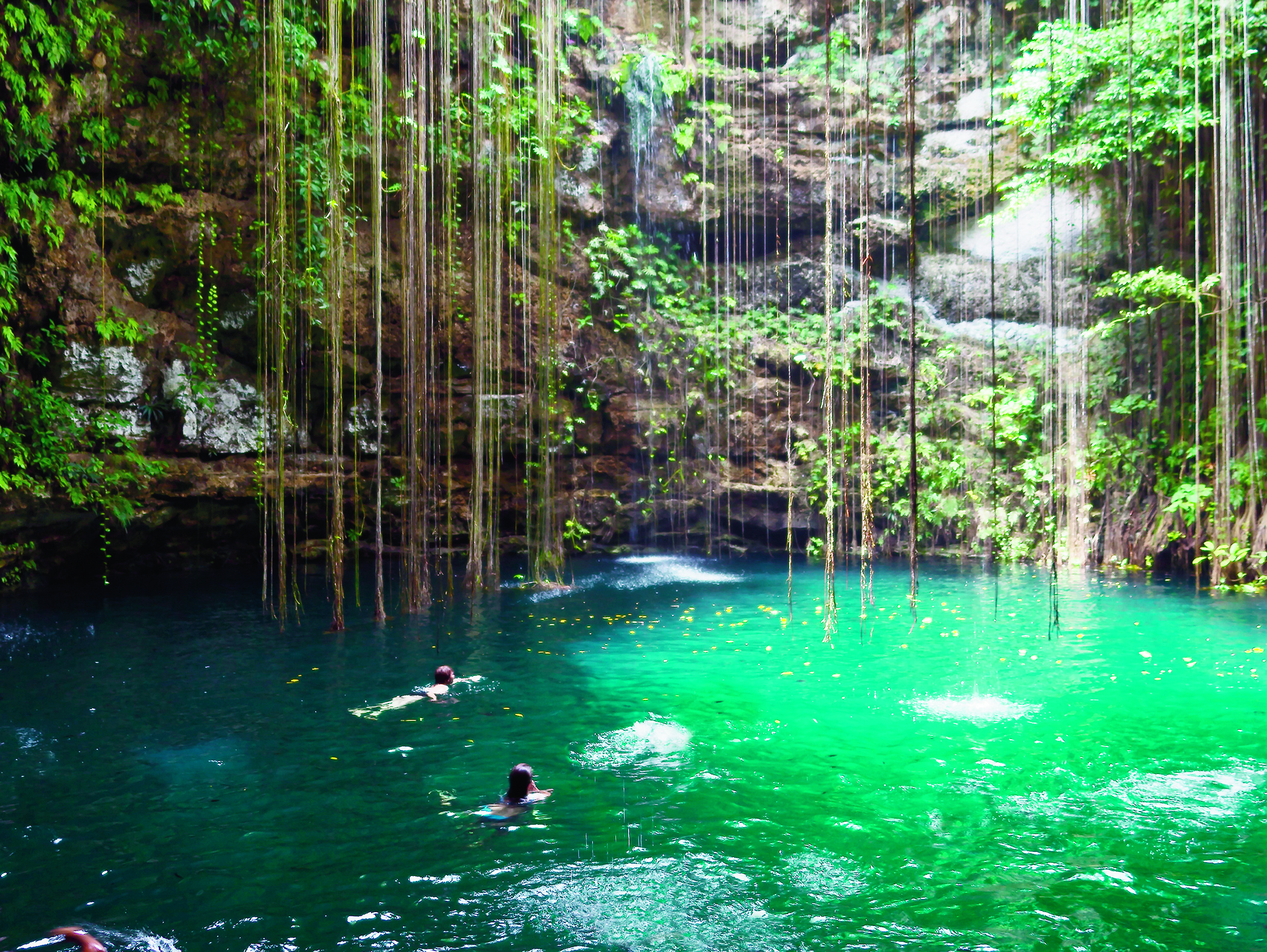 Ik Kil Cenote, Enchanting Riviera Maya, La Nacion endorsement, 2100x1580 HD Desktop