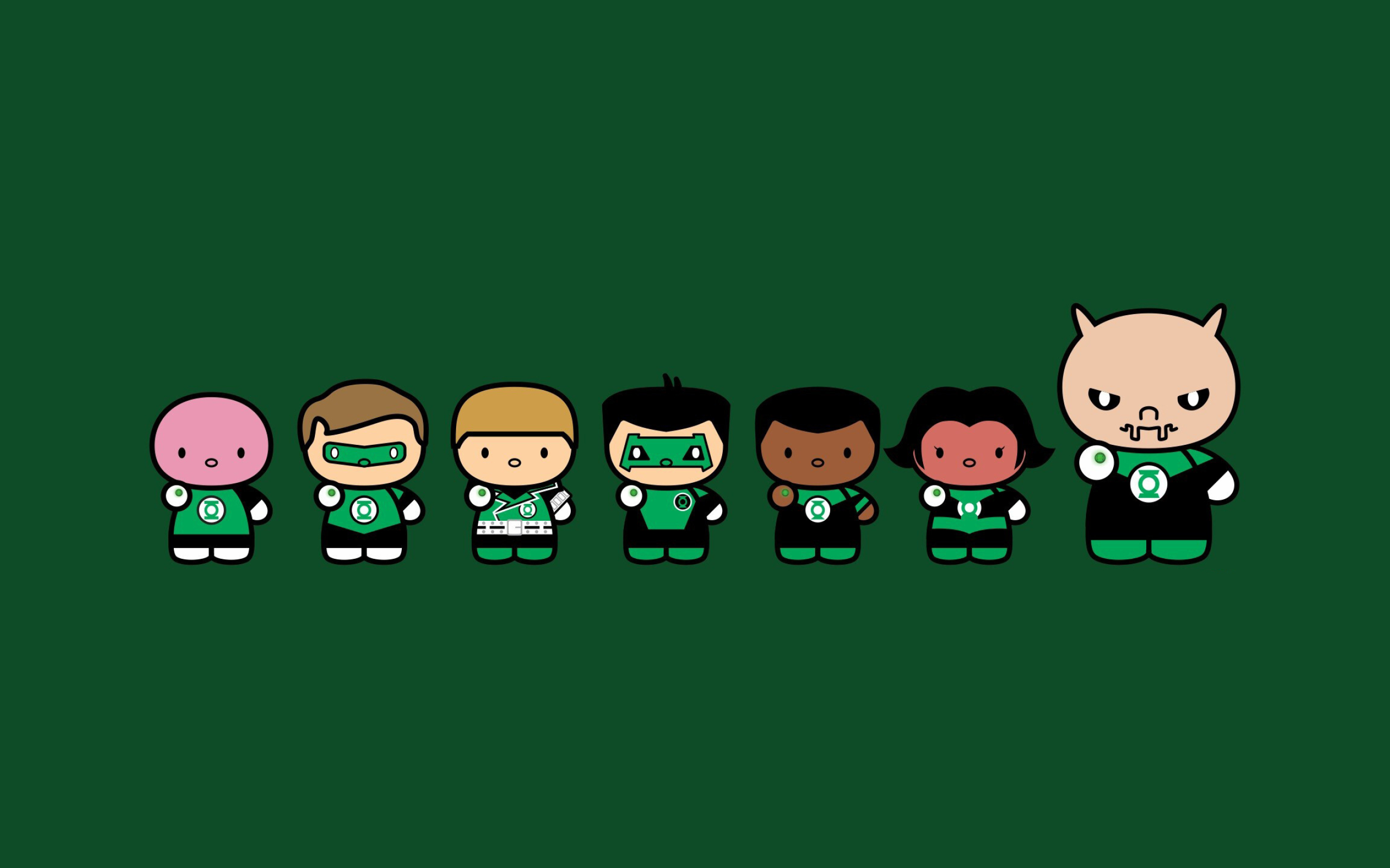 Green Lantern: Justice League, Fictional characters, Animation. 2560x1600 HD Background.