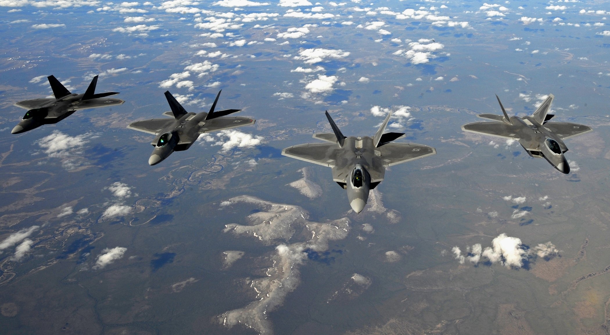 Air aircraft airplane, F-22 Flight force, Military fighter, Weapons wallpaper, 2100x1160 HD Desktop