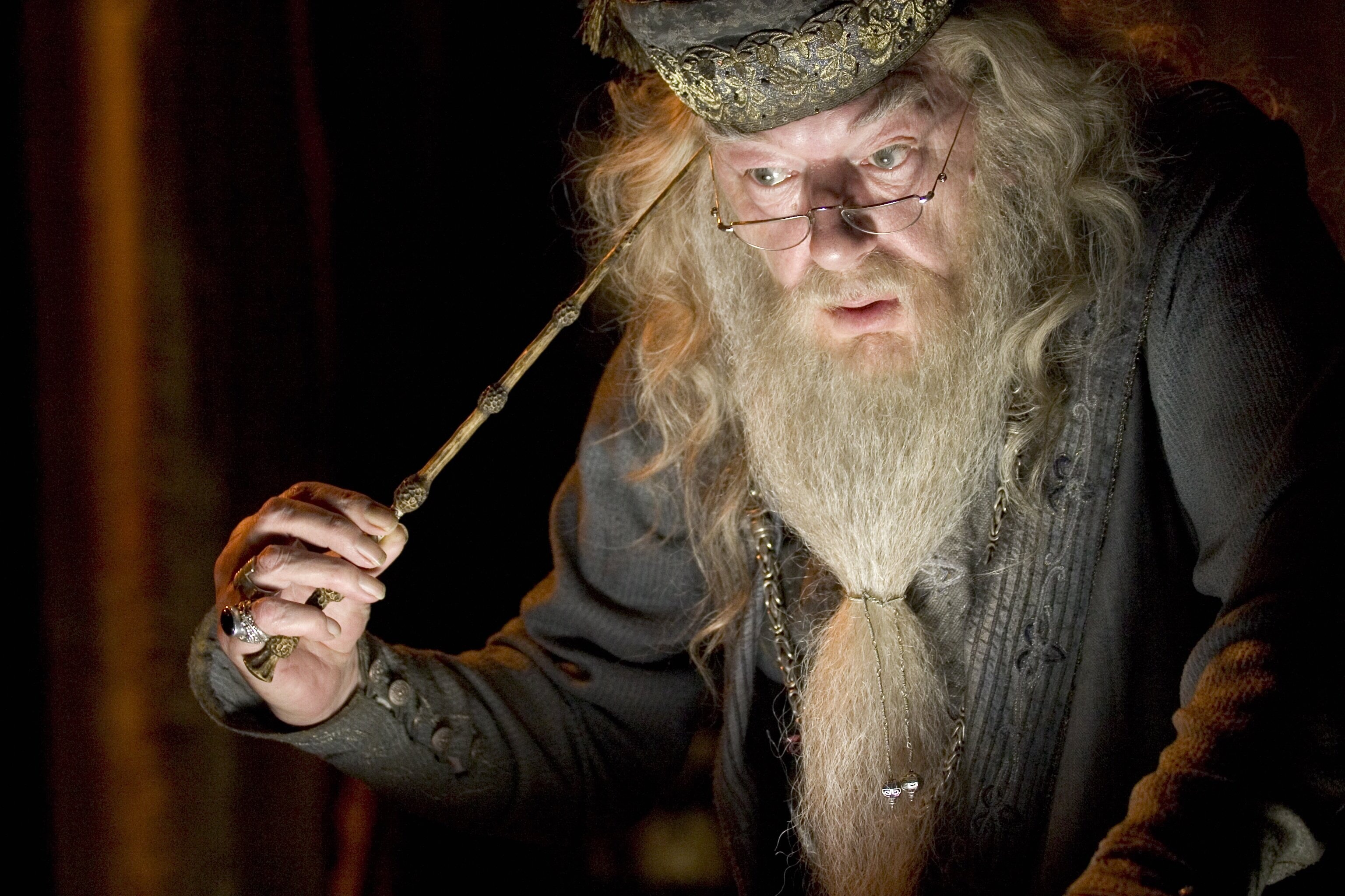 Dumbledore: Michael Gambon, An Irish-English actor. 3080x2050 HD Wallpaper.
