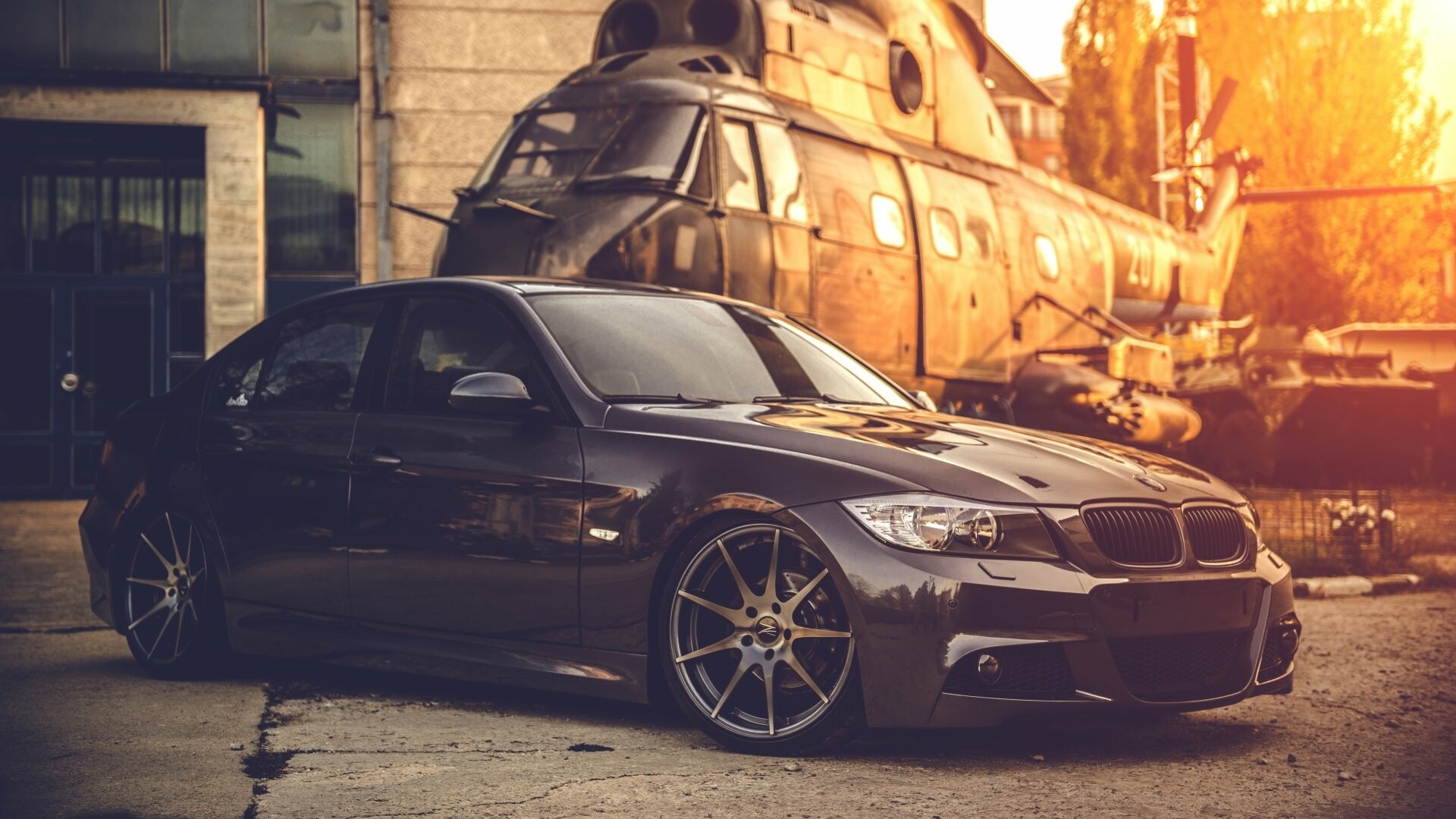 BMW: One of the most popular German car manufacturers, An automobile manufacturer. 1920x1080 Full HD Background.
