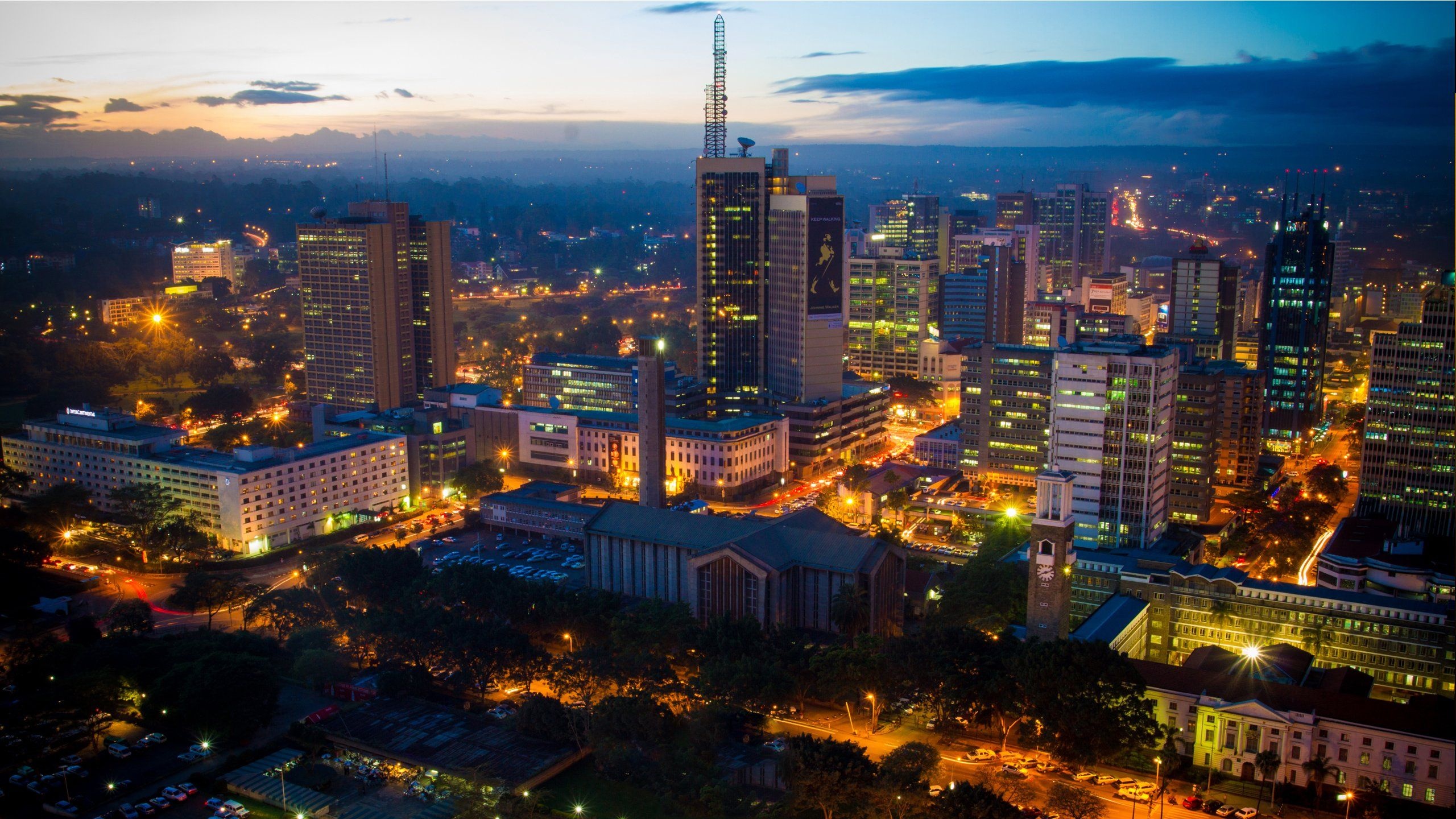Kenyan cities, Urban vibes, Cultural diversity, Modern architecture, 2560x1440 HD Desktop