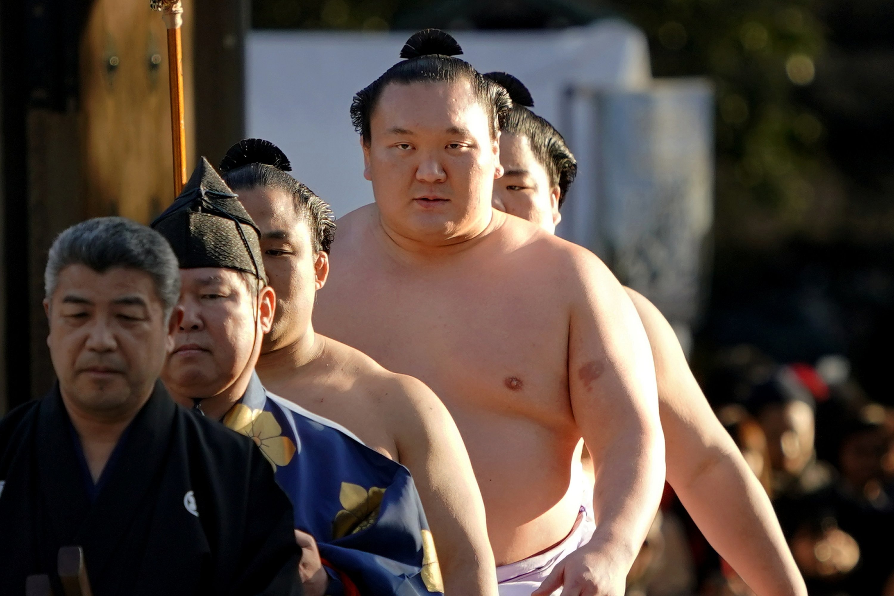 Sumo: Hakuho Sho, The second native of Mongolia to be promoted to the highest rank - yokozuna. 3000x2000 HD Wallpaper.