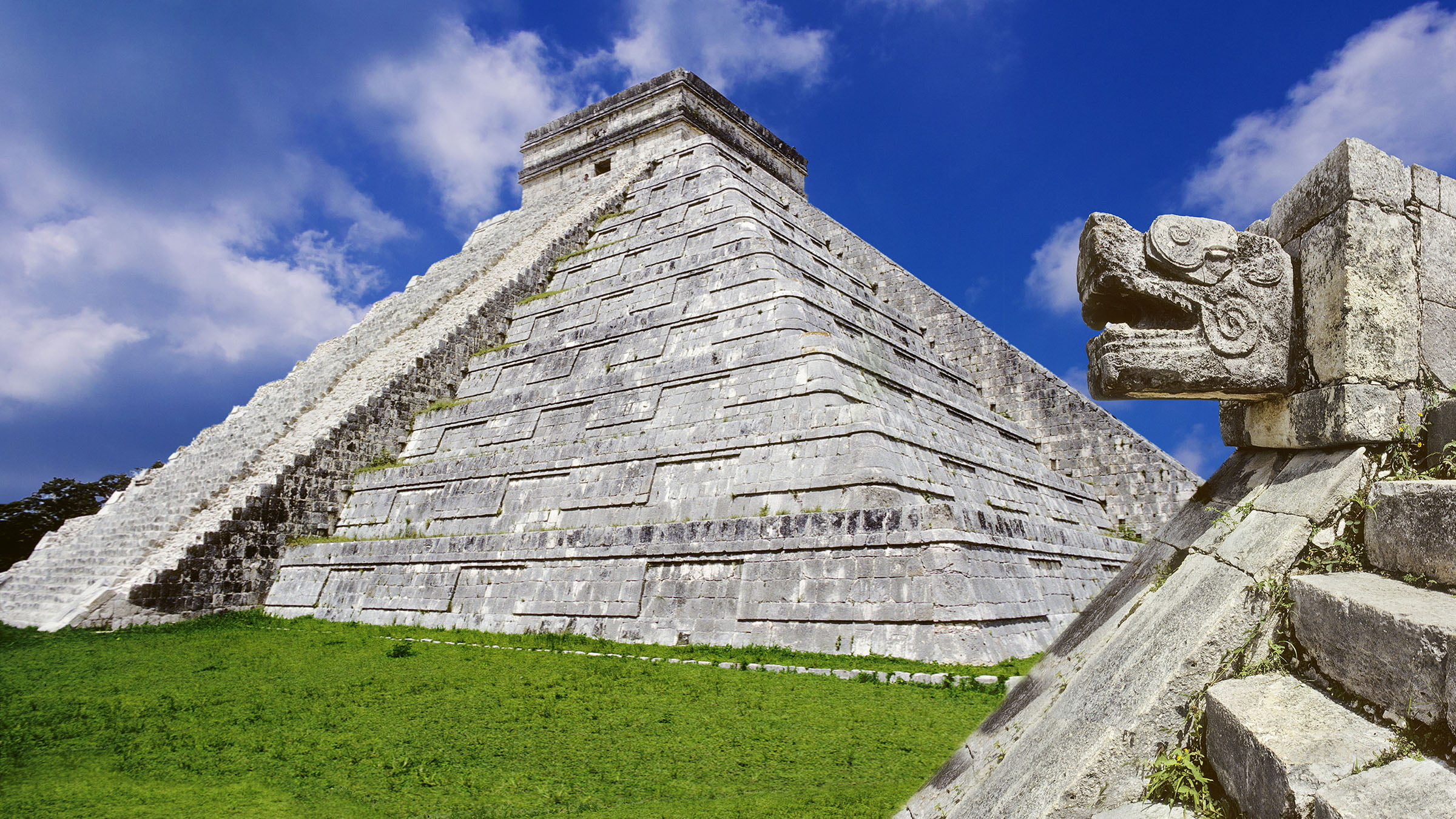 Mayan discovery, Ancient ruins, Chichen Itza's heritage, Mysterious past, 2400x1350 HD Desktop