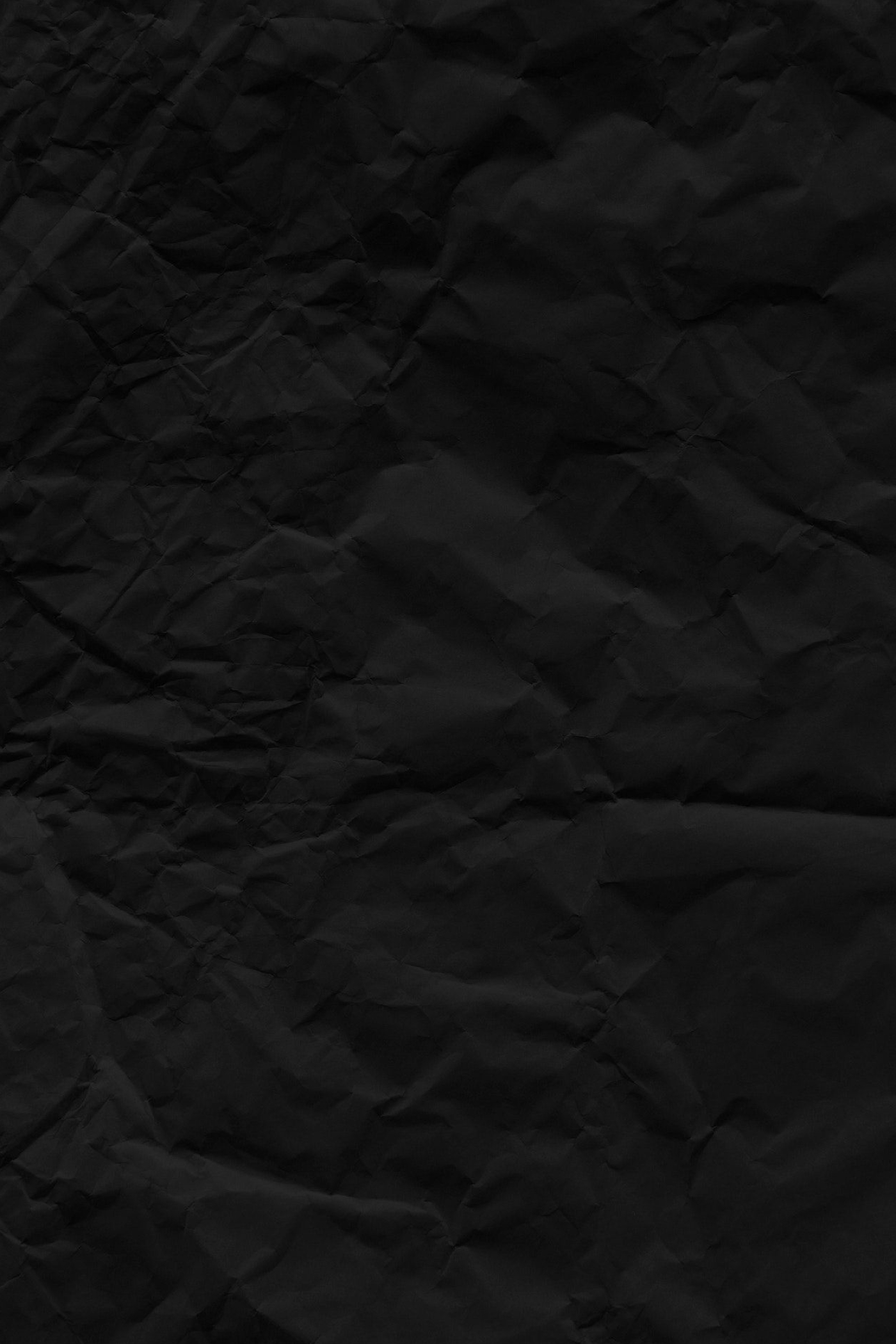 Crumpled black paper, Textured background, 1400x2100 HD Handy