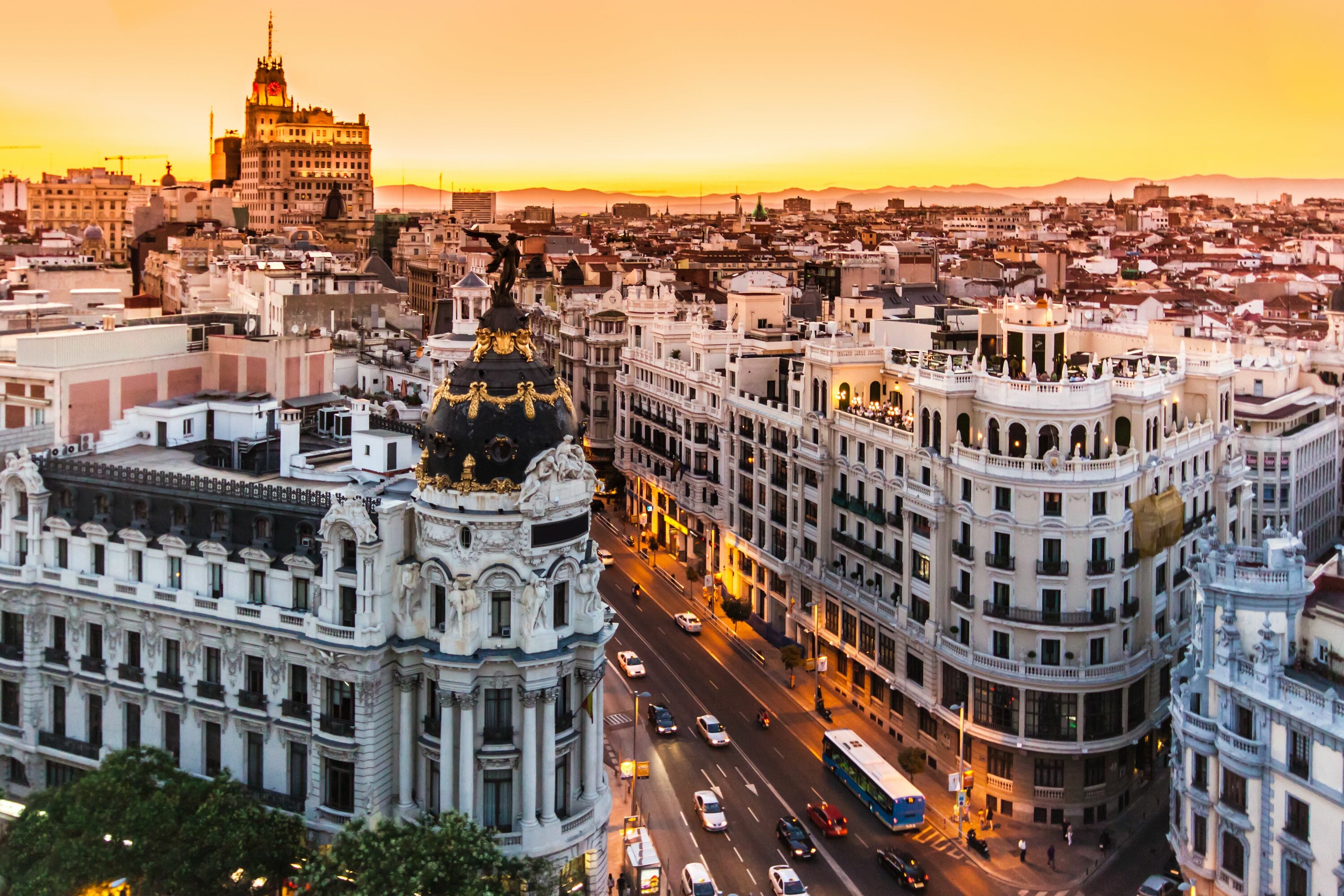 Spain: The country's capital and largest city is Madrid, Cityscape. 3000x2000 HD Wallpaper.