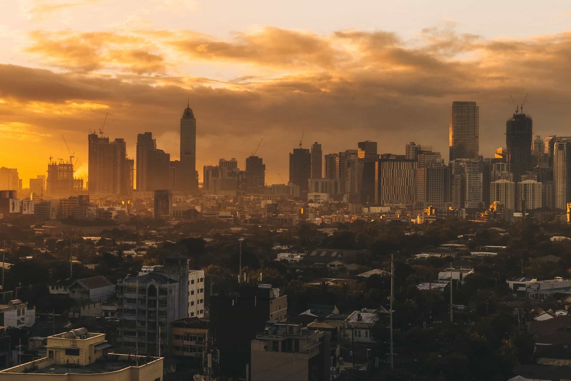 Manila Skyline, Manila attractions, Philippines city, Asian metropolis, 1920x1290 HD Desktop