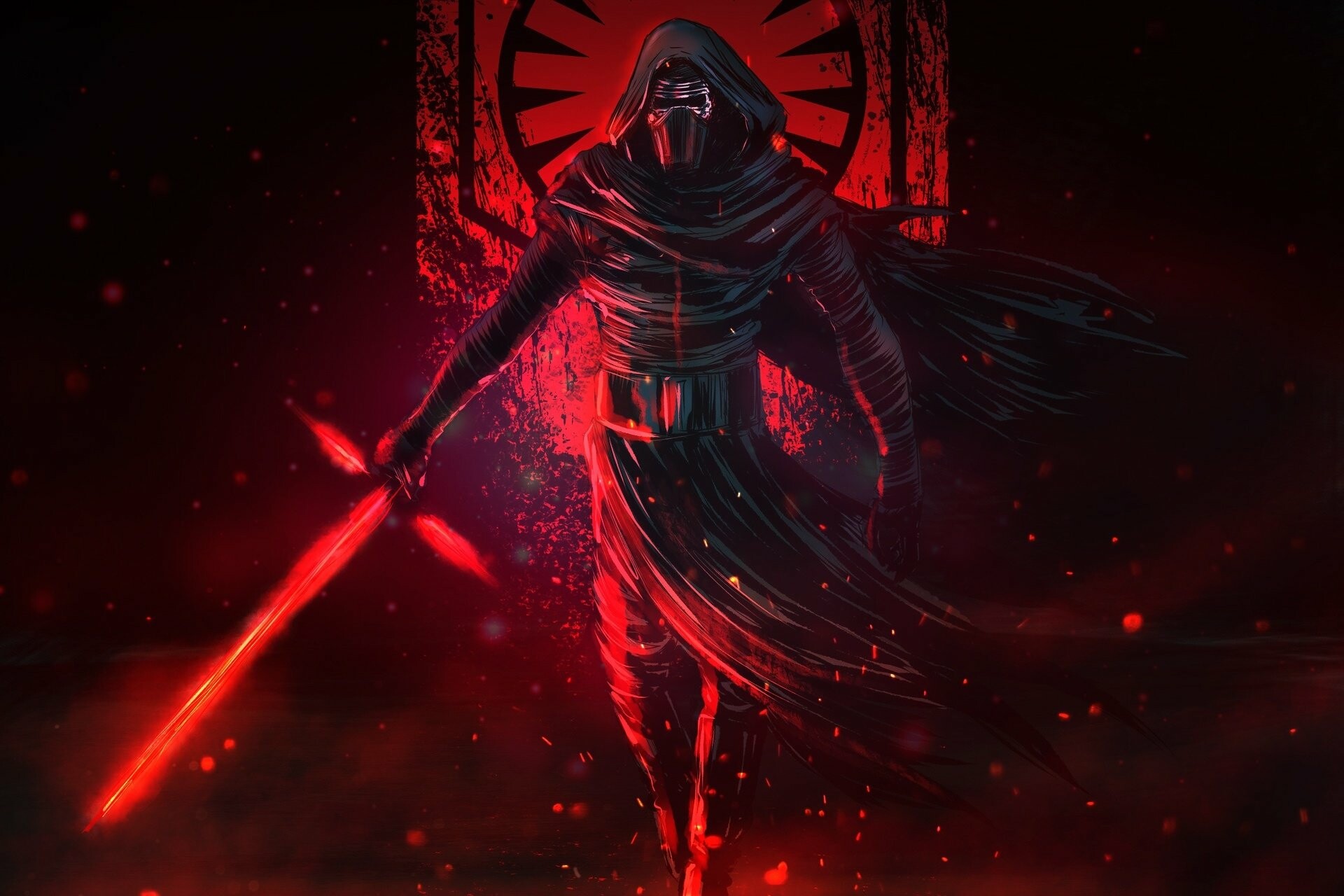 Star Wars: The Last Jedi, A 2017 American epic space opera film written and directed by Rian Johnson. 1920x1280 HD Background.