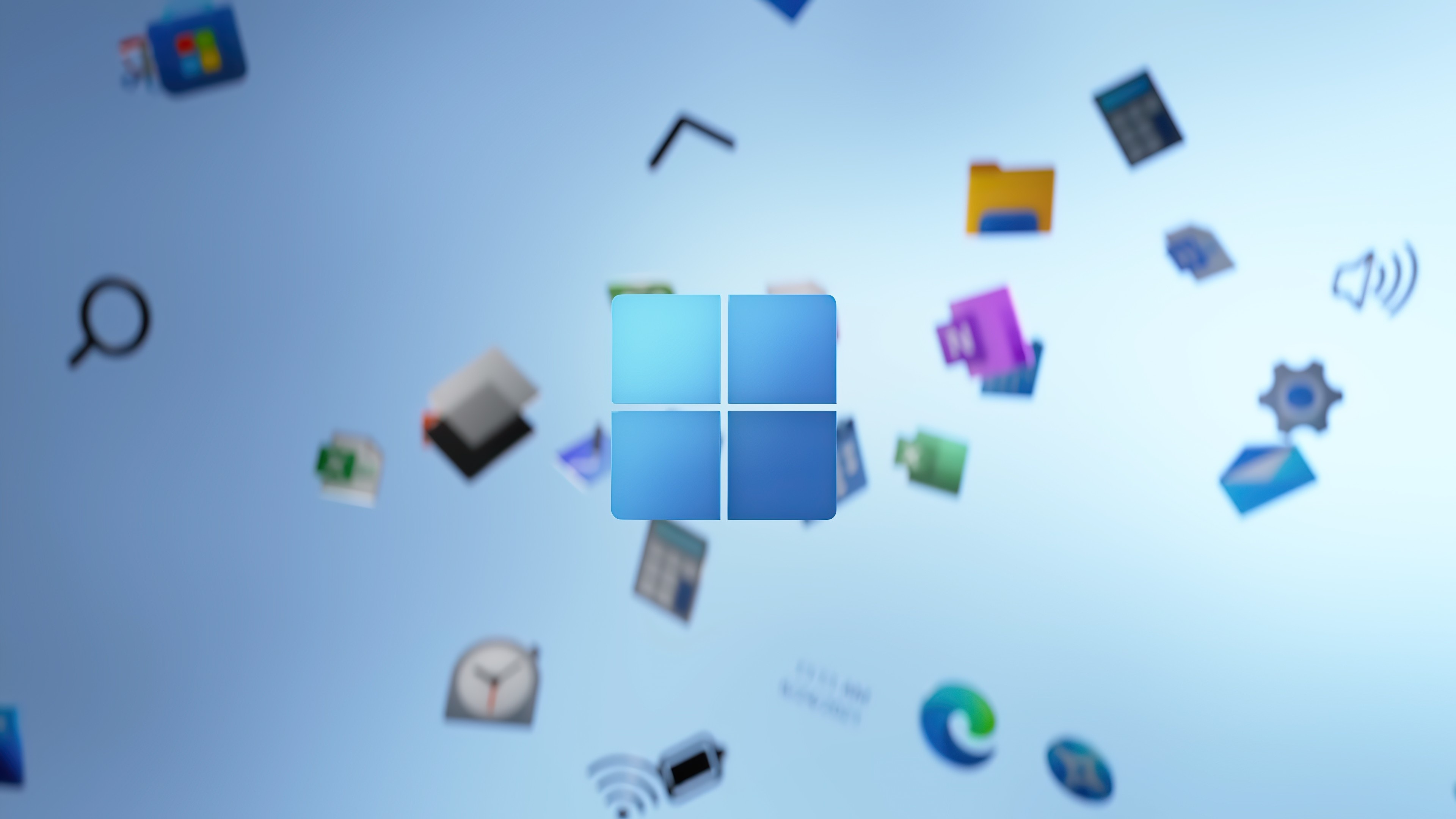 Microsoft: Windows 11, Owner of the MS-Office suite, and the Internet Explorer and Edge web browsers. 3840x2160 4K Background.