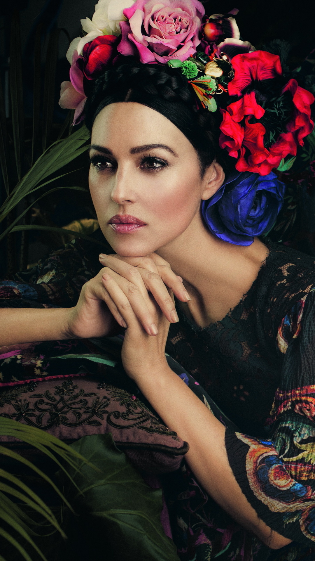 Monica Bellucci: Celebrity, The third-richest actress in Italy, 2020. 1080x1920 Full HD Background.