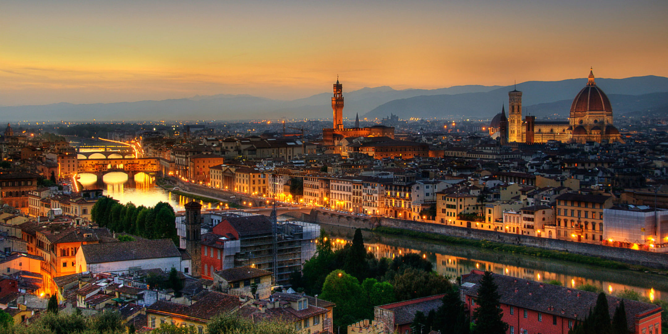 Florence Cathedral, Italian masterpiece, Duomo landmark, Gothic architecture, 2160x1080 Dual Screen Desktop