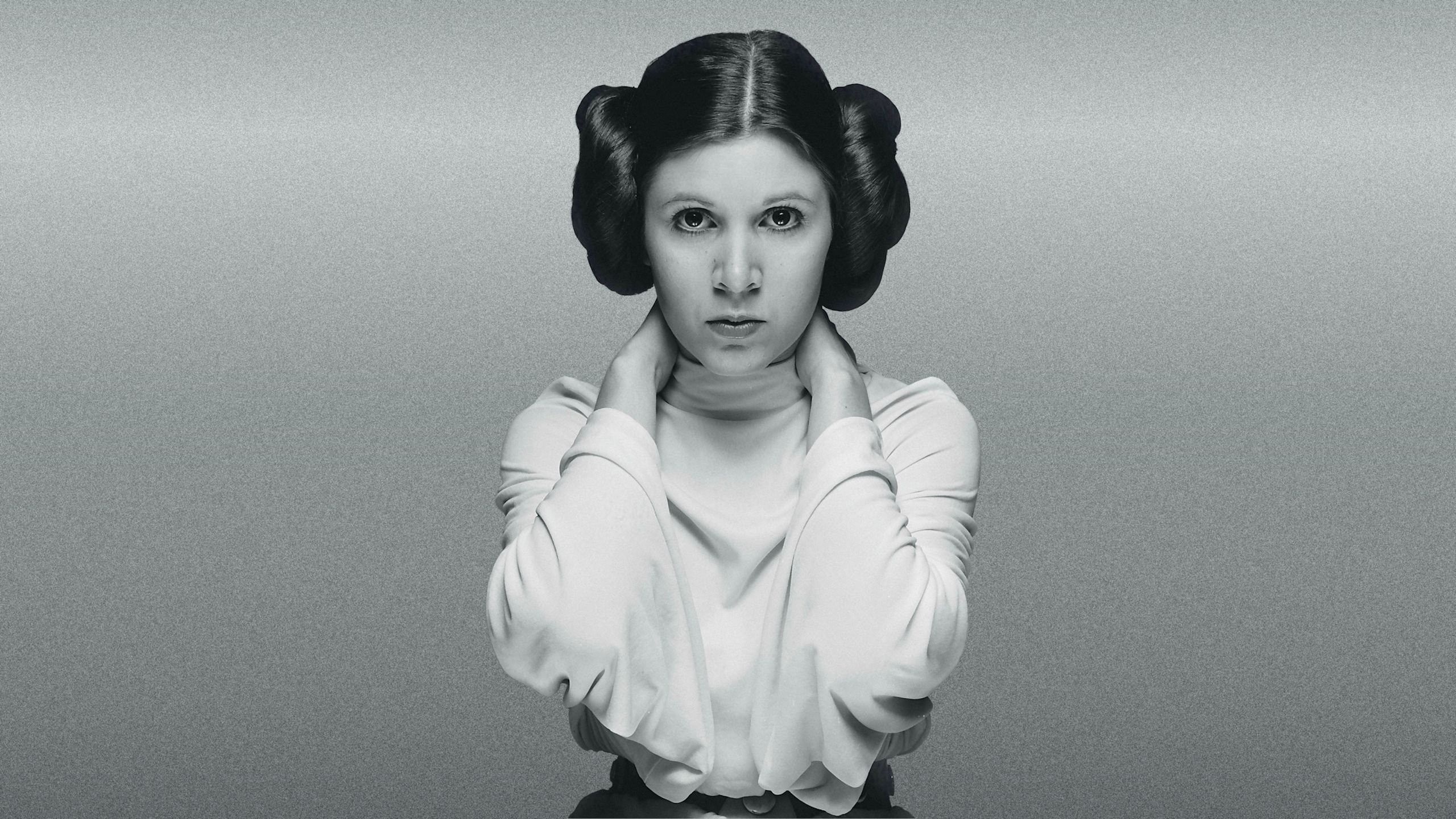 Leia Organa, Carrie Fisher, Star Wars, Movies, 2560x1440 HD Desktop