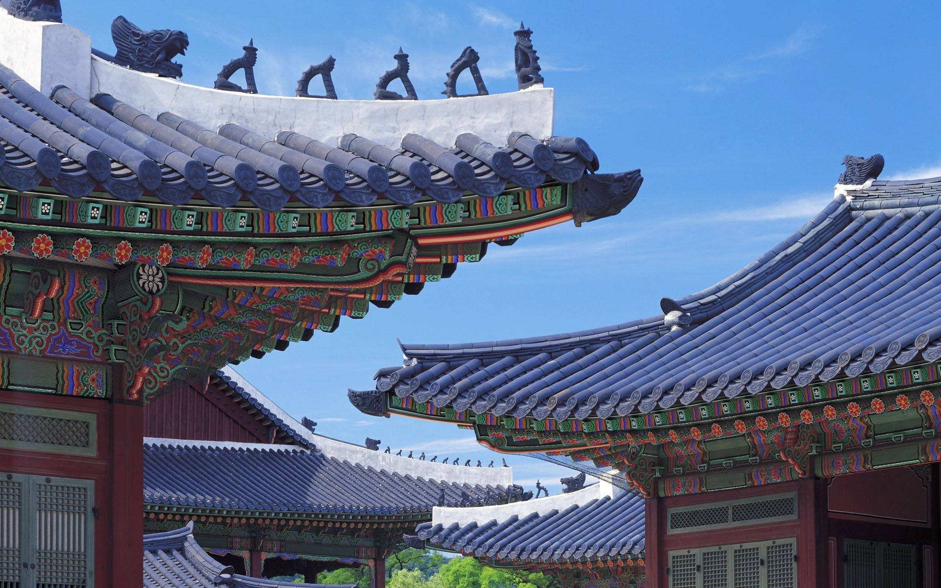 The Summer Palace, Korean palace inspiration, East Asian aesthetics, Majestic charm, 1920x1200 HD Desktop