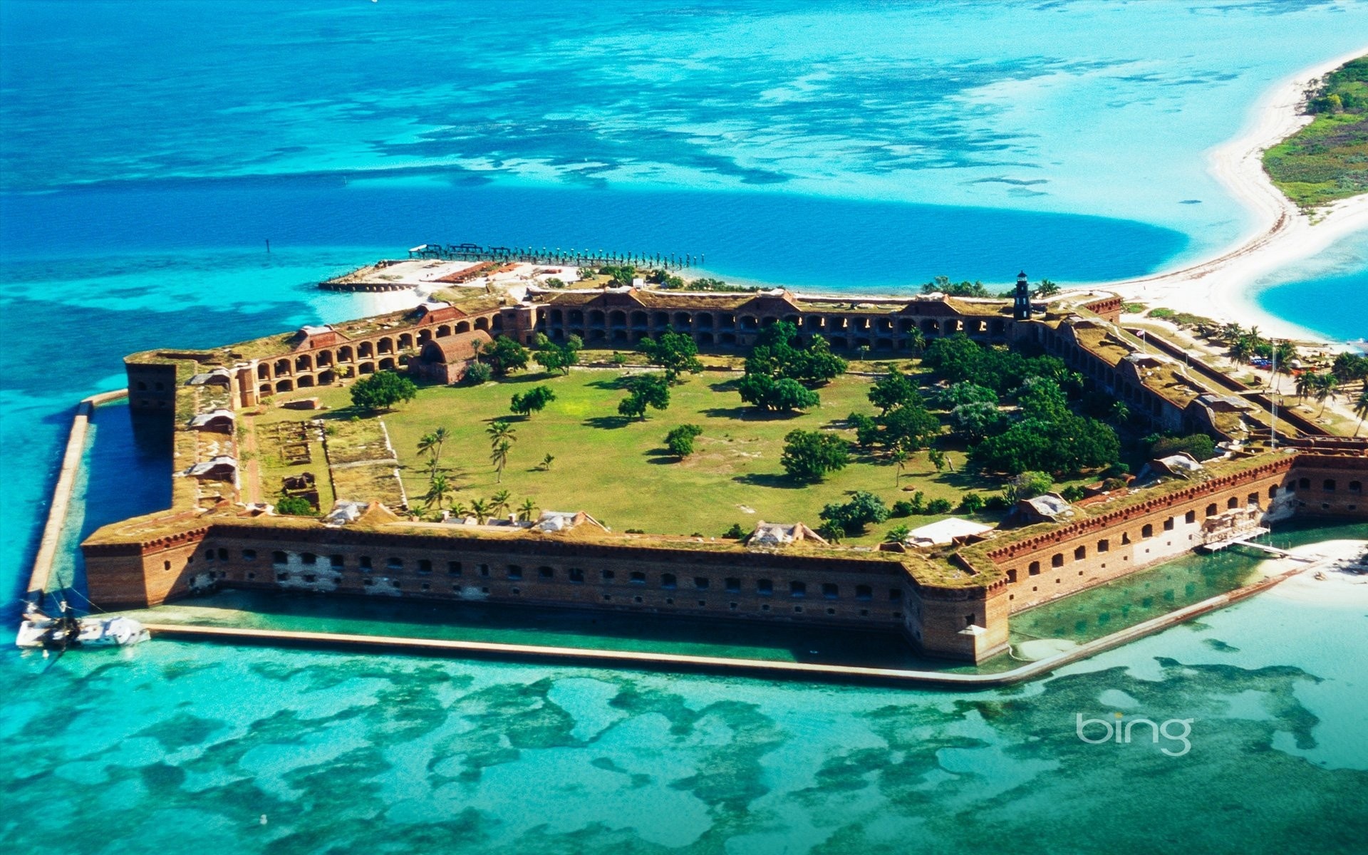 Key West travels, Fort Jefferson, 1920x1200 HD Desktop