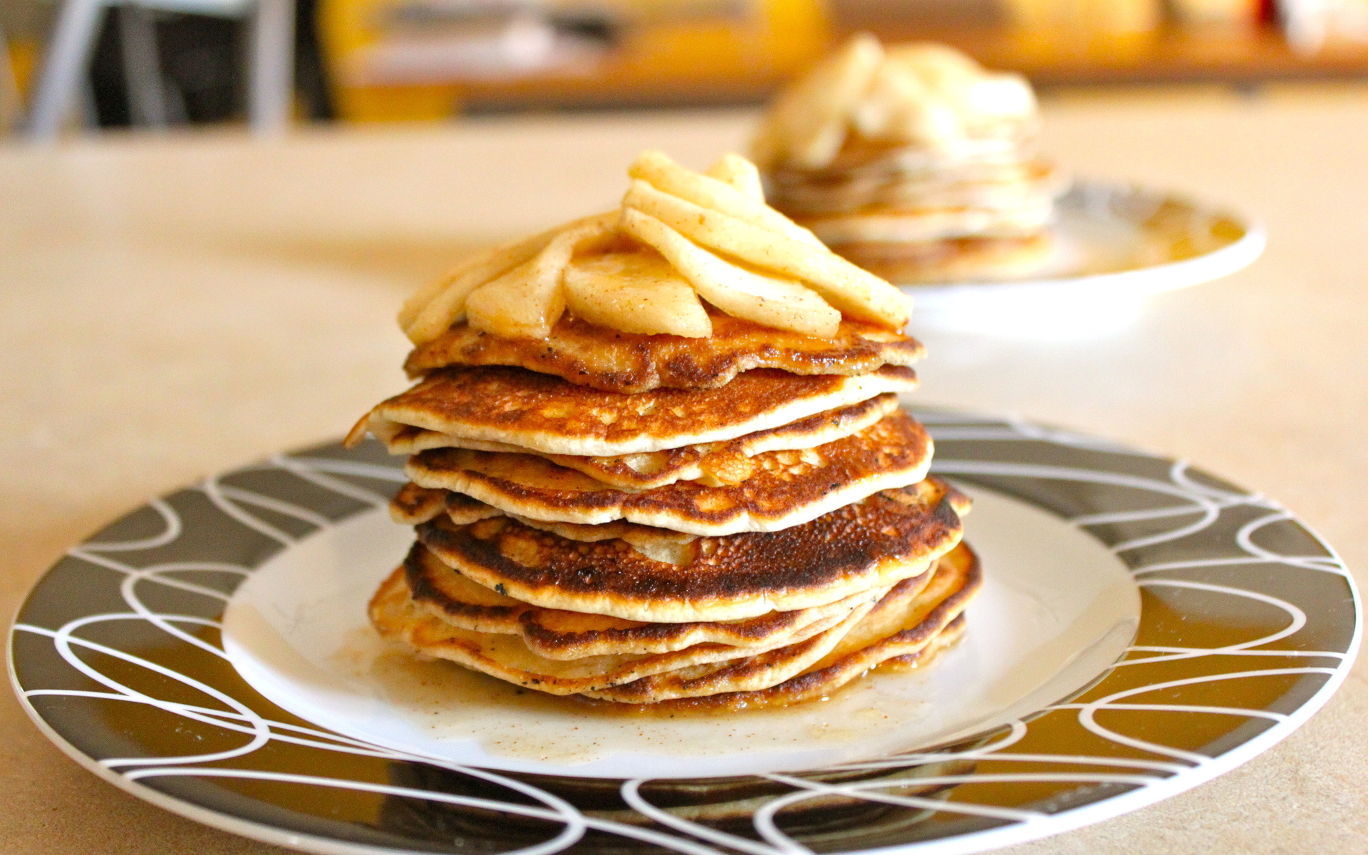 Irresistible pancakes, Breakfast delight, Sweet indulgence, Yummy treat, 1920x1200 HD Desktop