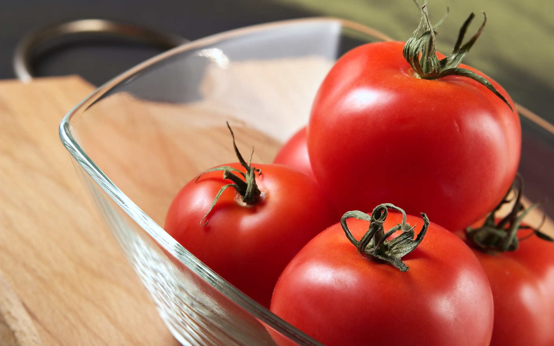 Tomatoes in bowl, Culinary masterpiece, Fresh salad, Healthy eating, 1920x1200 HD Desktop