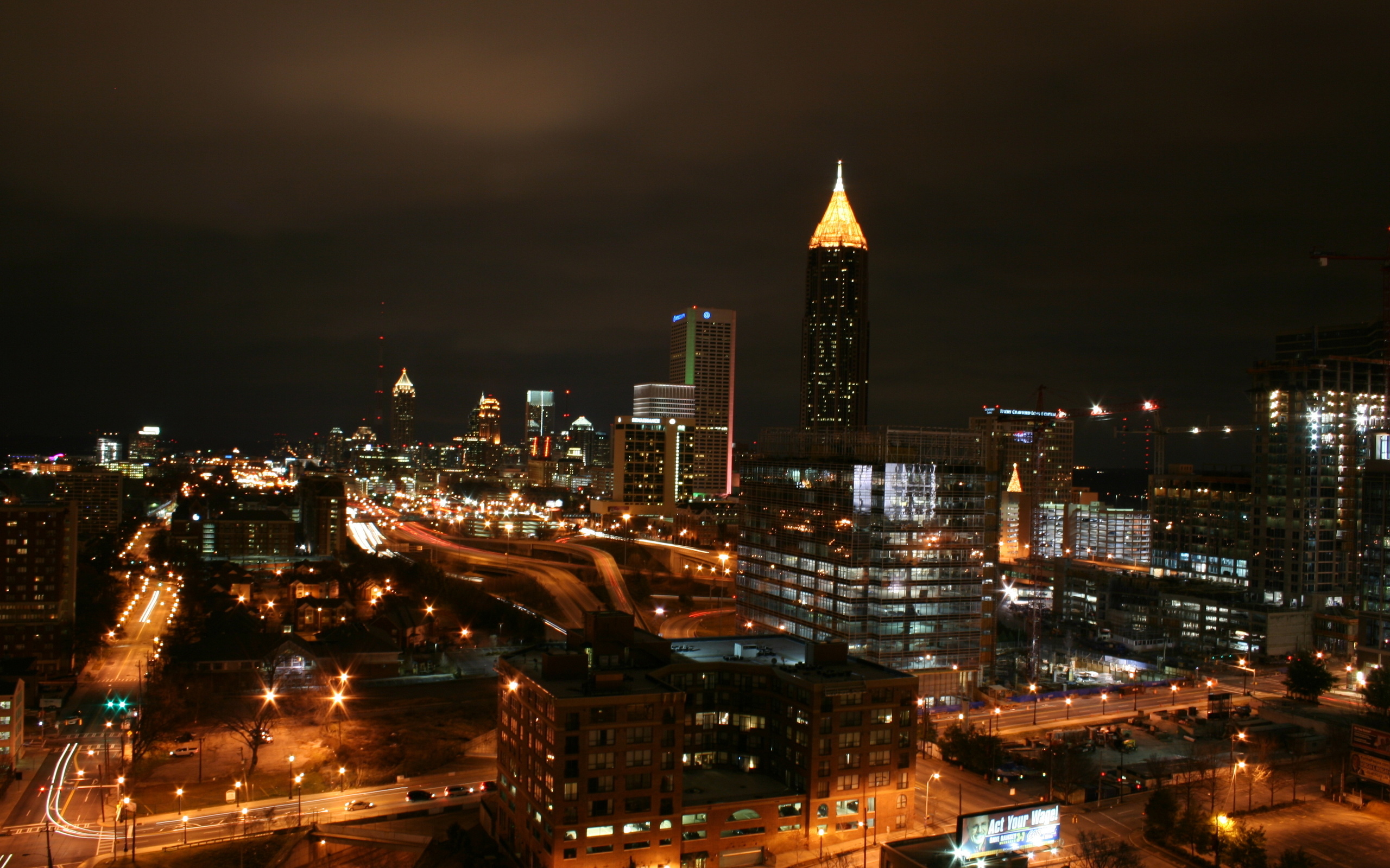 Atlanta skyline, HD wallpaper, Background image, 2560x1600 HD Desktop