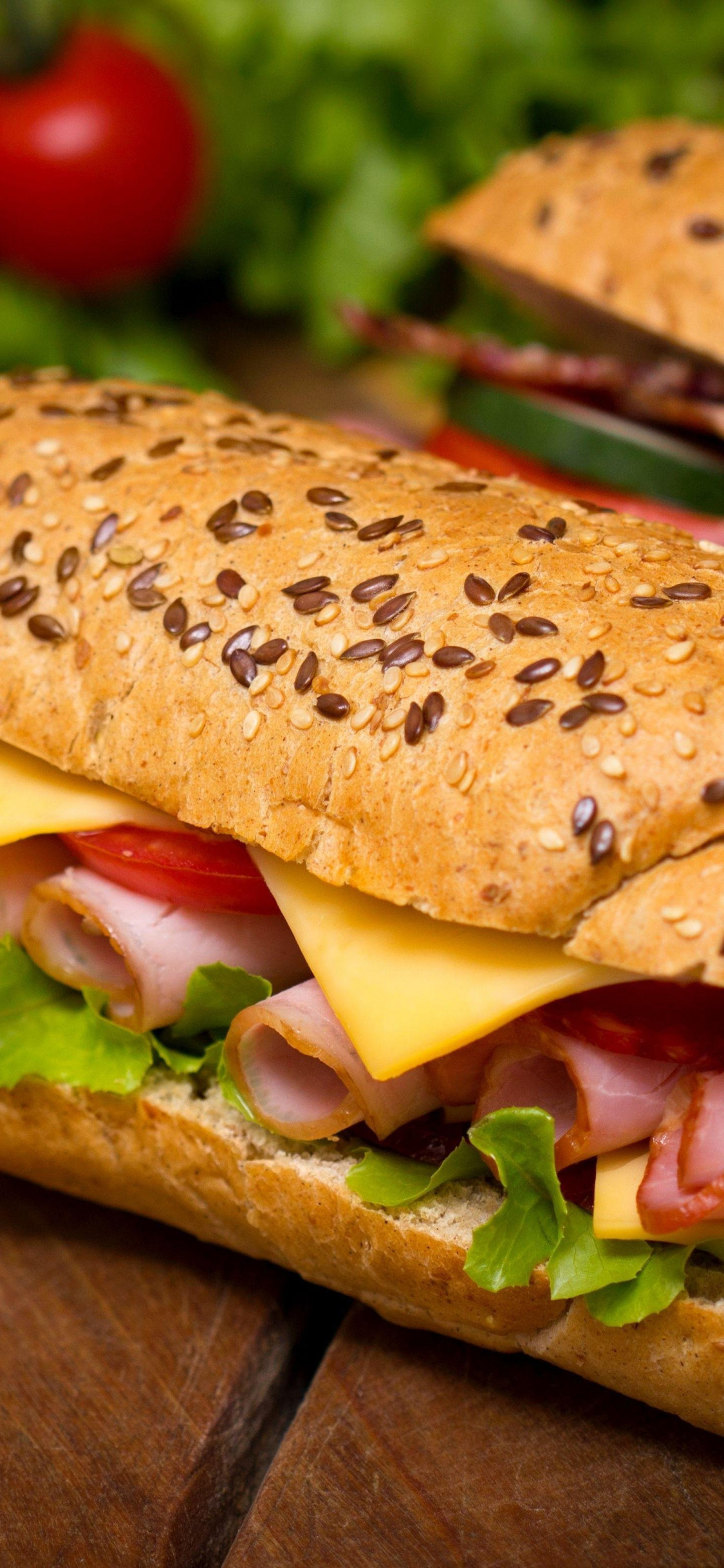 Sandwich: The distinct regional flavors, Local ingredients and culinary traditions. 1130x2440 HD Wallpaper.