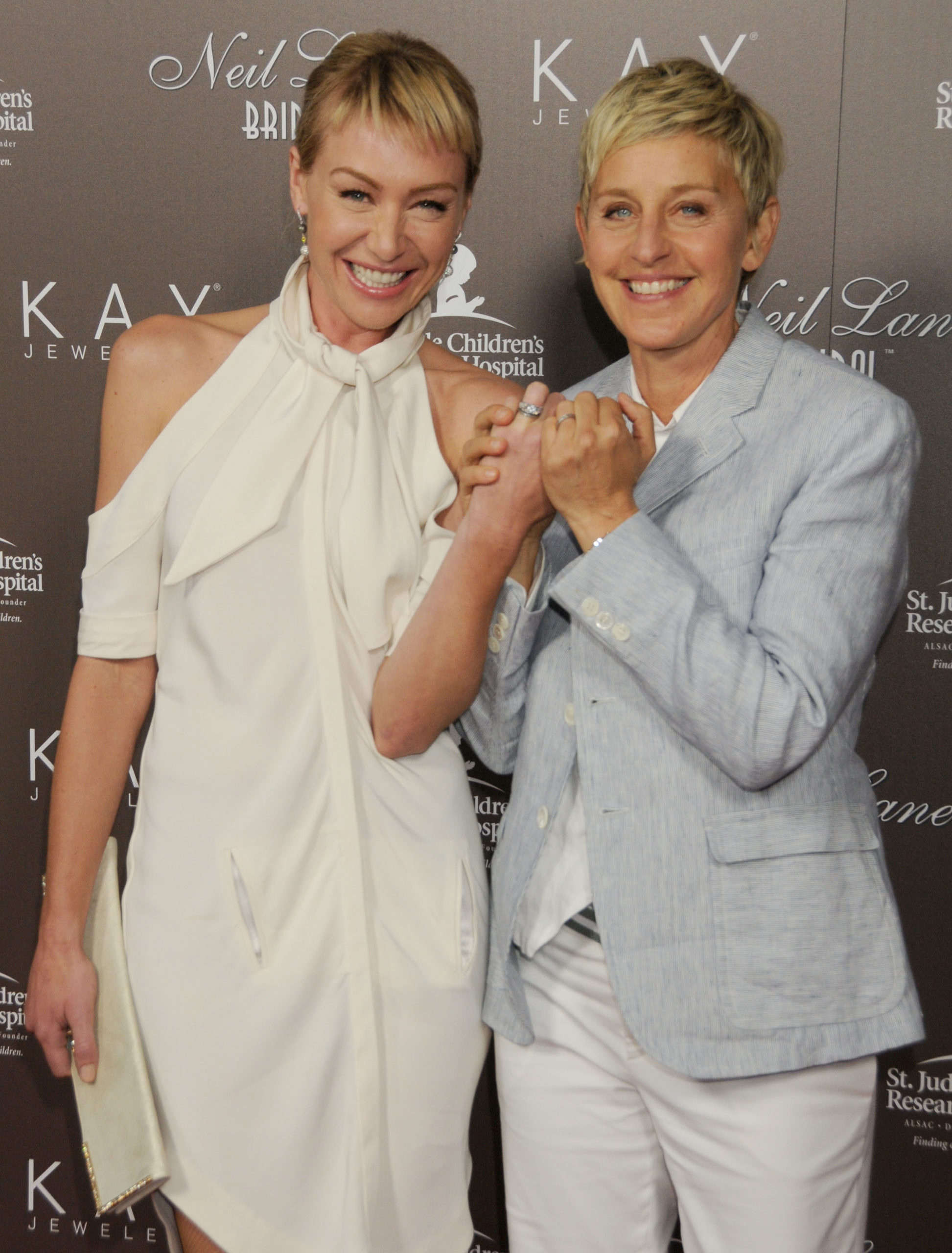 Ellen DeGeneres, Portia de Rossi, Over the years, Access, 1950x2560 HD Handy
