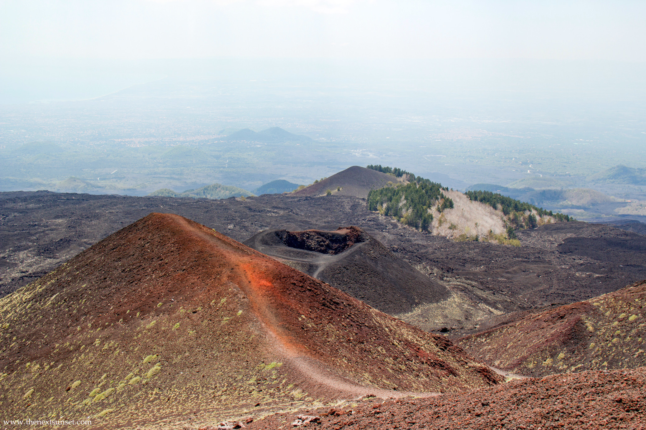 Etna Volcano, Active volcano in Europe, Breathtaking sunset, Natural wonder, 2080x1390 HD Desktop